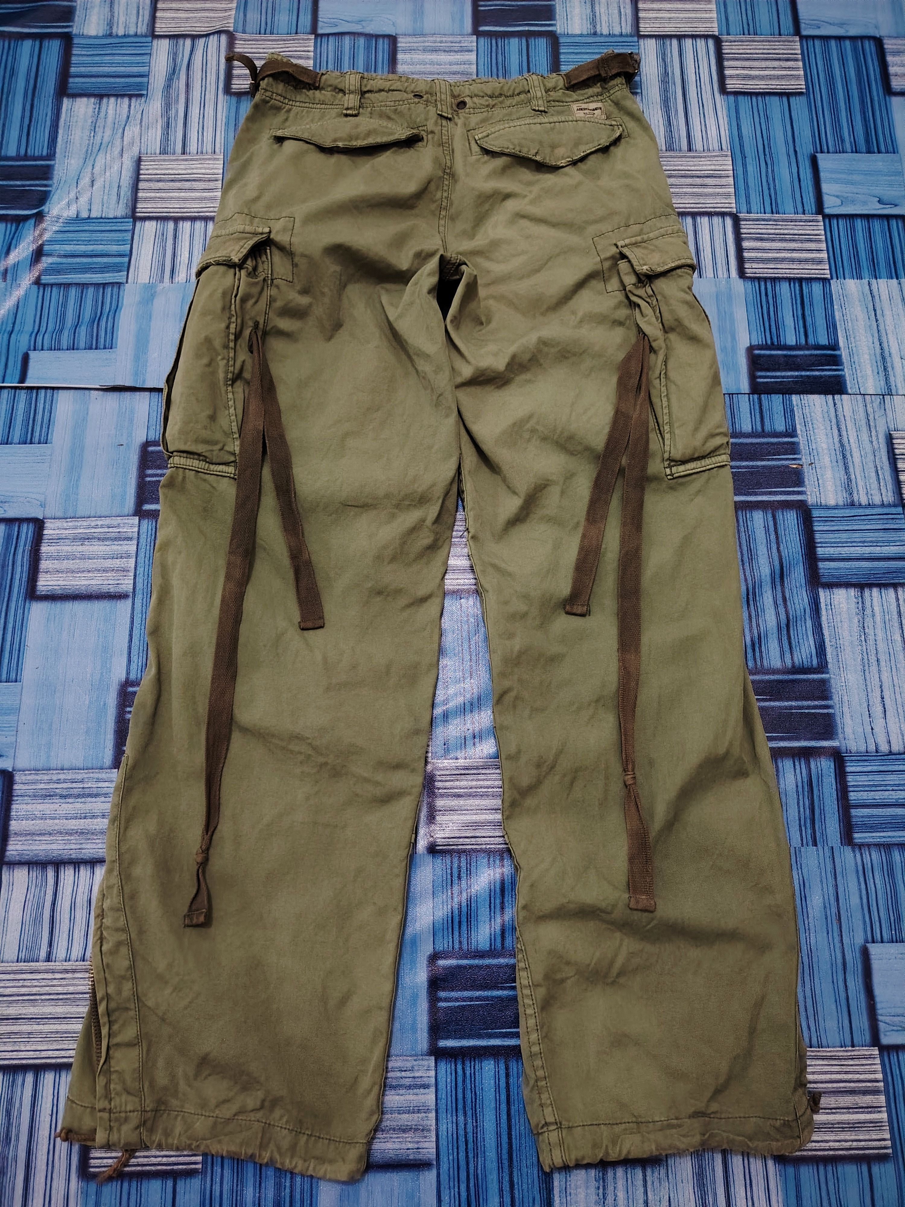 Abercrombie & Fitch Vtg Abercrombie & Fitch Cargo Military Pants Style Size US 29 - 2 Thumbnail
