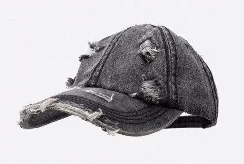 Japanese Brand Hazuki x Airi Utility grunge unisex distressed ripped cap Size ONE SIZE - 7 Thumbnail