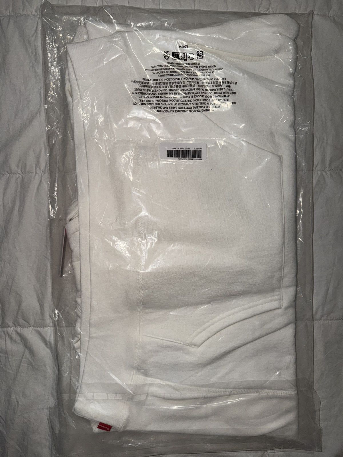 Supreme SUPREME BOX LOGO HOODED SWEATSHIRT WHITE PINK FW25 LARGE Size US L / EU 52-54 / 3 - 3 Thumbnail