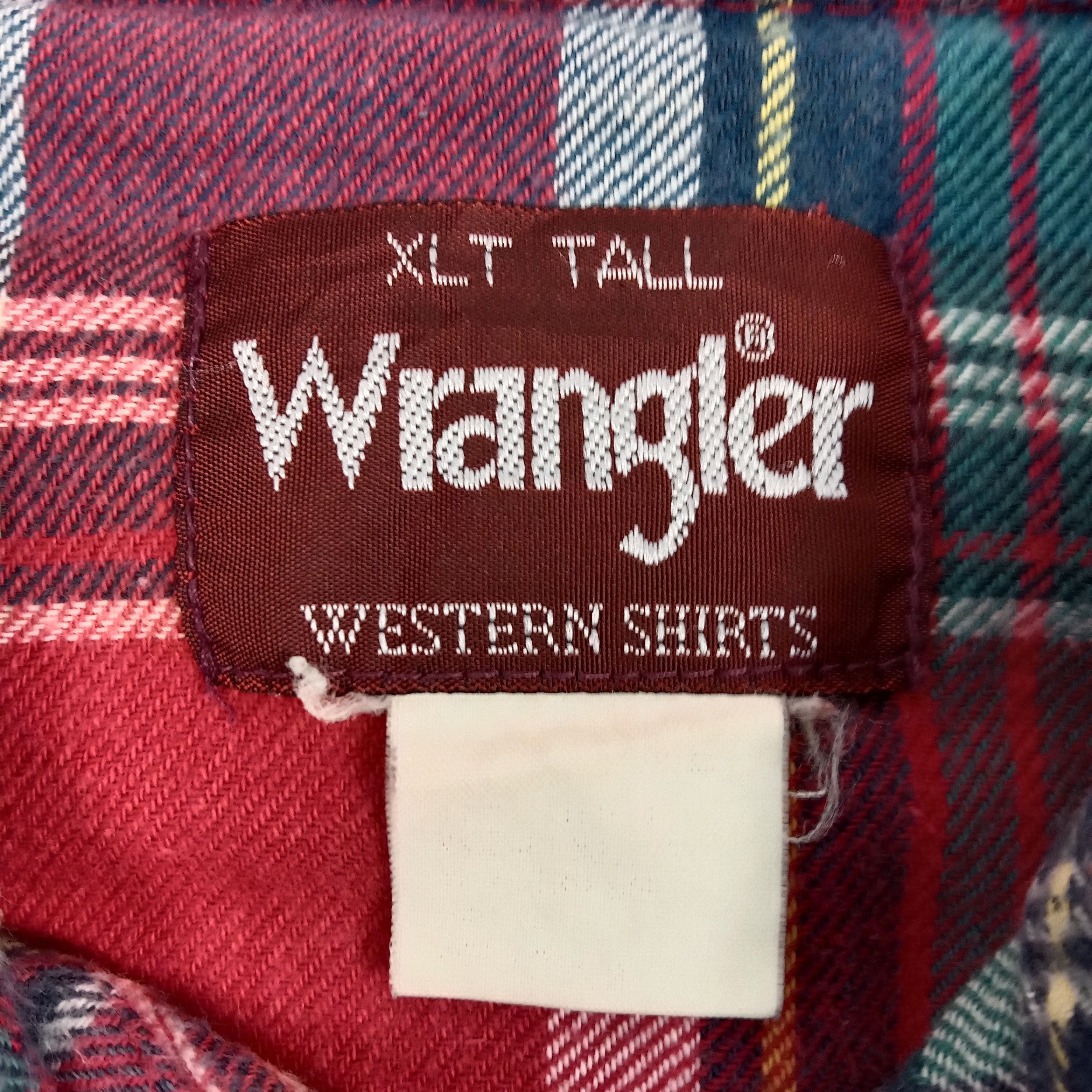 Vintage × Wrangler Wrangler American Style Flannel Shirt Button Up Size US XXL / EU 58 / 5 - 3 Thumbnail