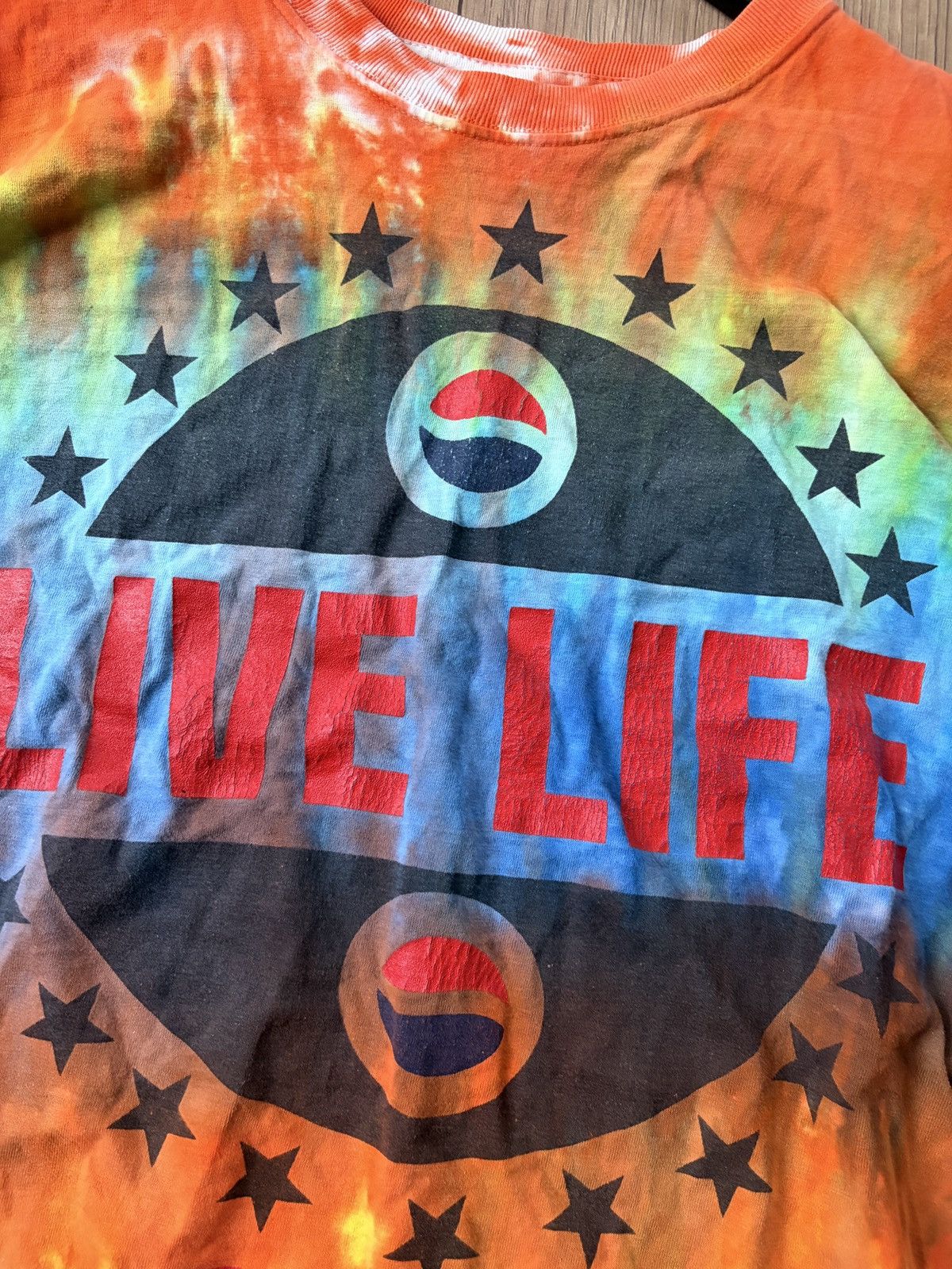 Pepsi PEPSI Vintage Tie Dye Festival Boxy T-shirt Size US XXL / EU 58 / 5 - 4 Thumbnail