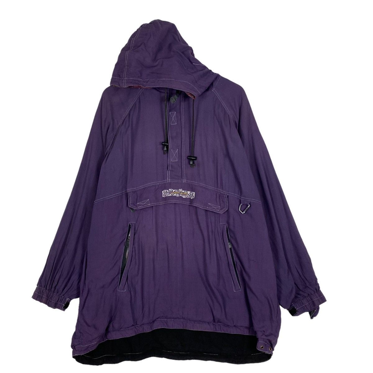 Gear for Sports Vintage 90s Yamaha Anorak Halfzip Hoodies Jacket Size US XL / EU 56 / 4 - 1 Thumbnail