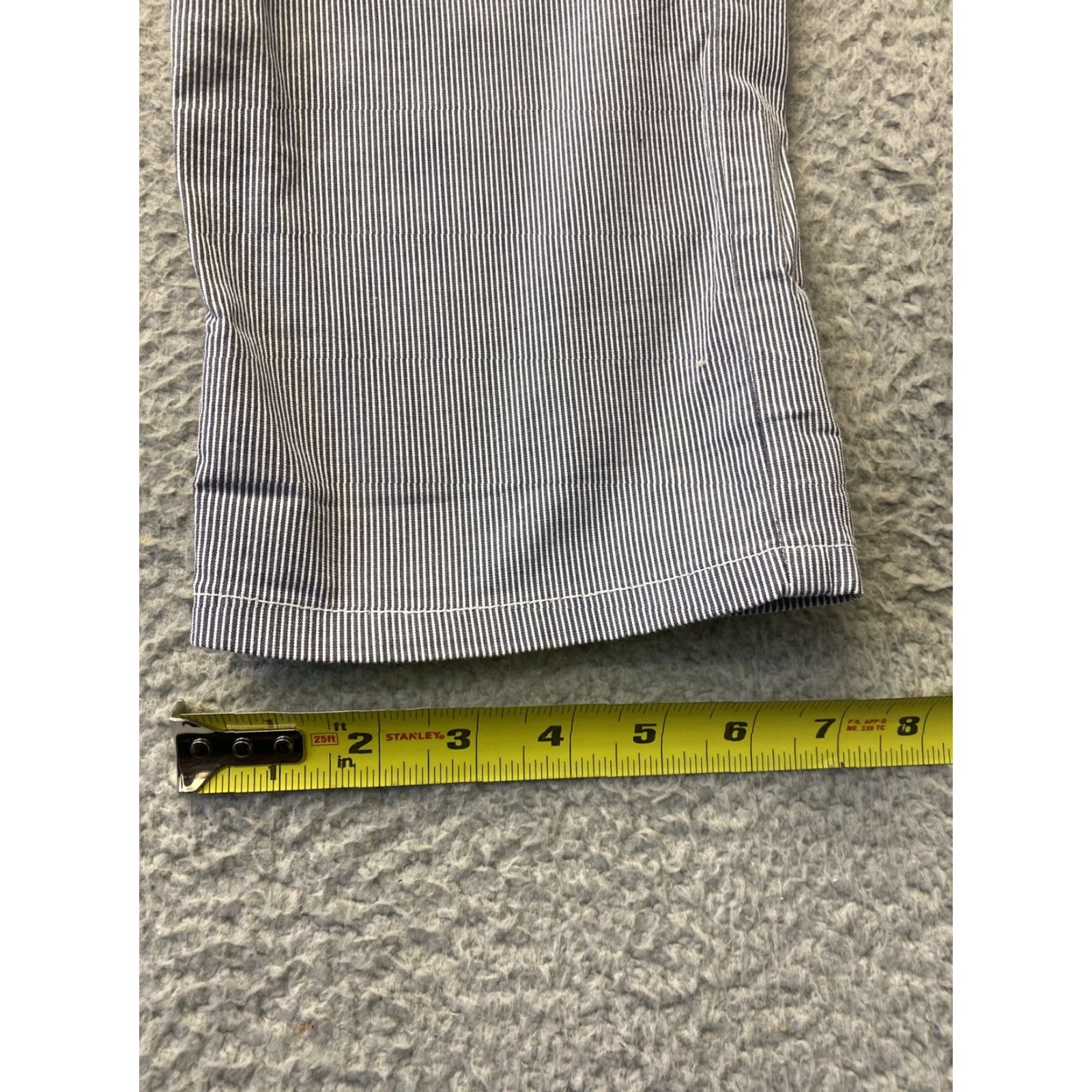 Tommy Hilfiger Tommy Hilfiger Pants Women Size 8 Gray Striped Crop 30in Inseam Casual Party Travel Womens Size 30" / US 8 / IT 44 - 5 Thumbnail