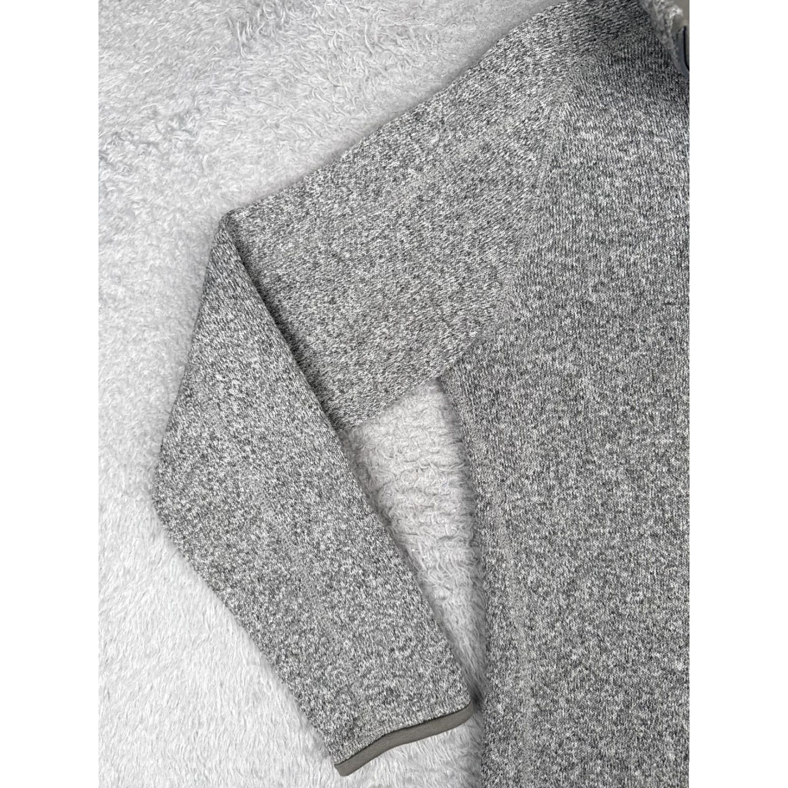 Patagonia Patagonia Better Sweater 1/4 Zip Sweater Womens Large Gray Fleece Pullover STAIN Size L / US 10 / IT 46 - 3 Thumbnail