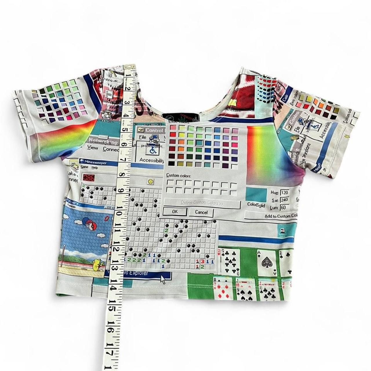 Other O-MIGHTY • ULTRA RARE WINDOWS 95 PHOTO PRINT CROP TOP XS S Size S / US 4 / IT 40 - 4 Thumbnail