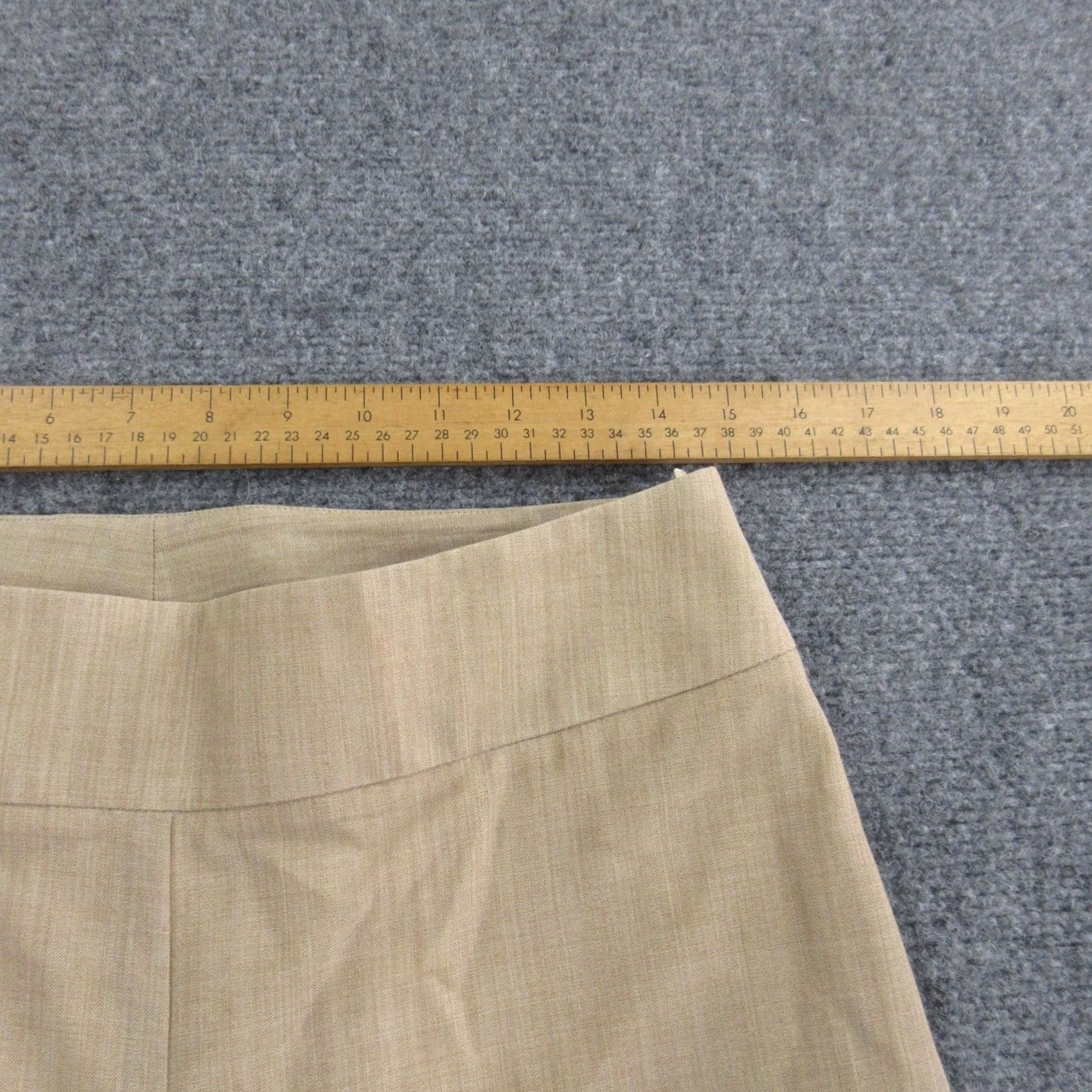 Akris Akris Pants Womens Medium Beige Dress Trousers Wide Leg Lined Career Work Size 30" / US 8 / IT 44 - 3 Thumbnail