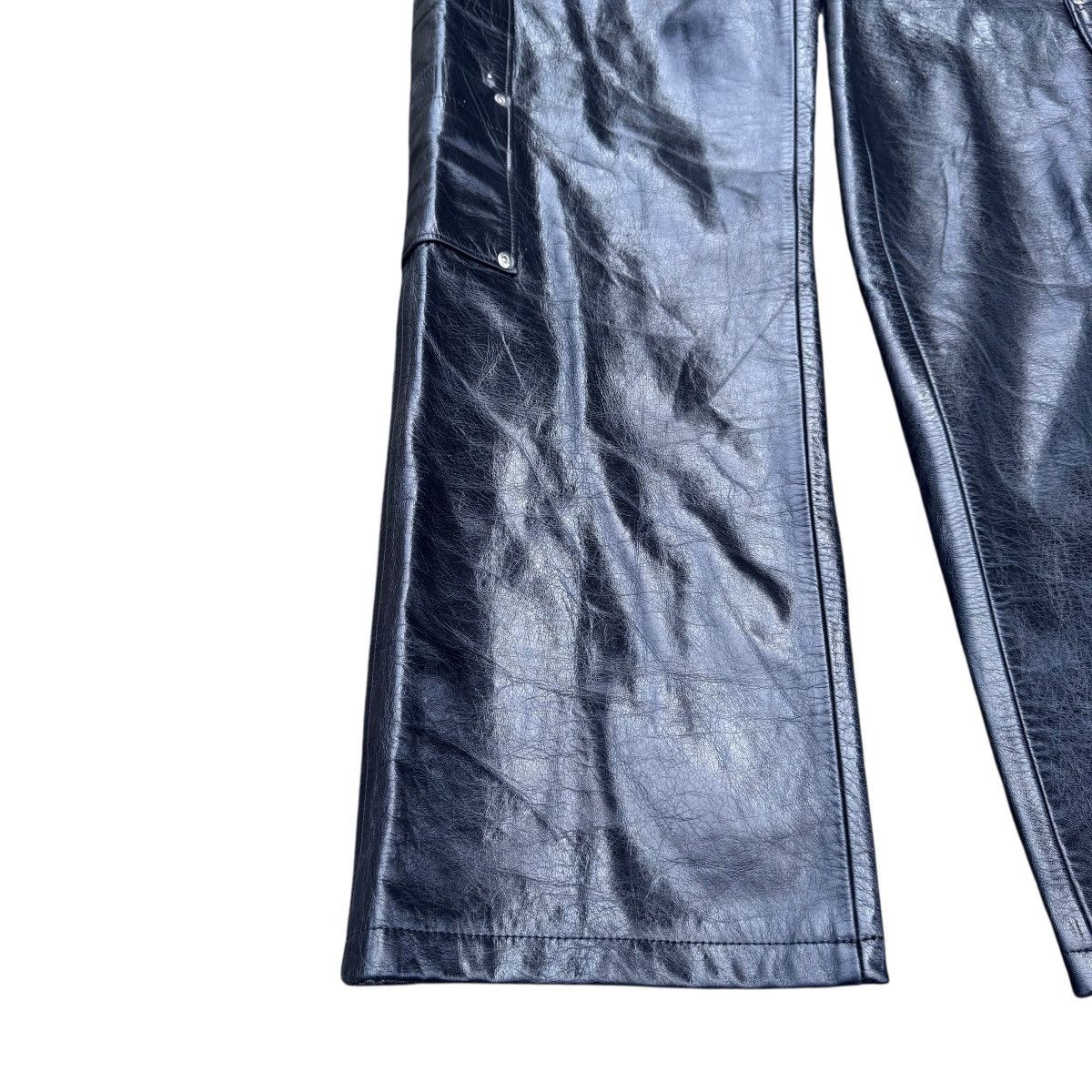 20471120 20471120 Black Leather Carpenter Pants Cowhide Size US 36 / EU 52 - 9 Thumbnail