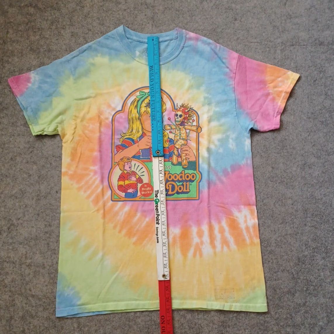 RHODE Steven Rhodes T Shirt Mens Medium Multicolor Tie Dye My First Voodoo Doll Retro Size US M / EU 48-50 / 2 - 7 Thumbnail