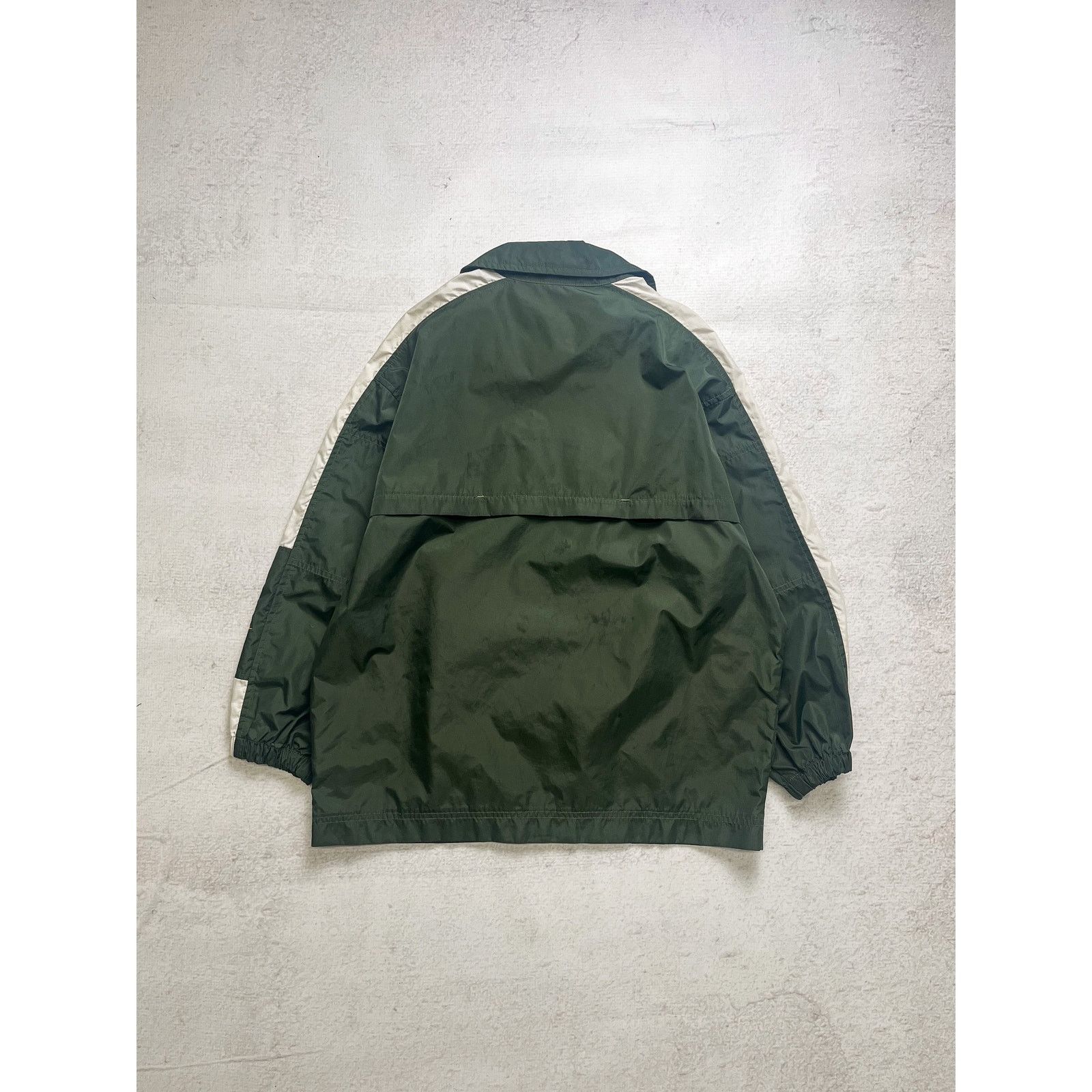 Nike Vintage 90s Nike Green Windbreaker - Women's Small Size S / US 4 / IT 40 - 2 Thumbnail