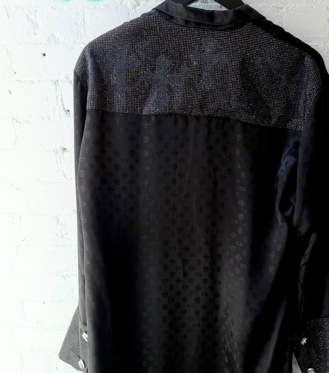 Chrome Hearts Chrome Hearts COUTURE MADE FRANCE SILK CRYSTAL JACKET Size US L / EU 52-54 / 3 - 2 Thumbnail