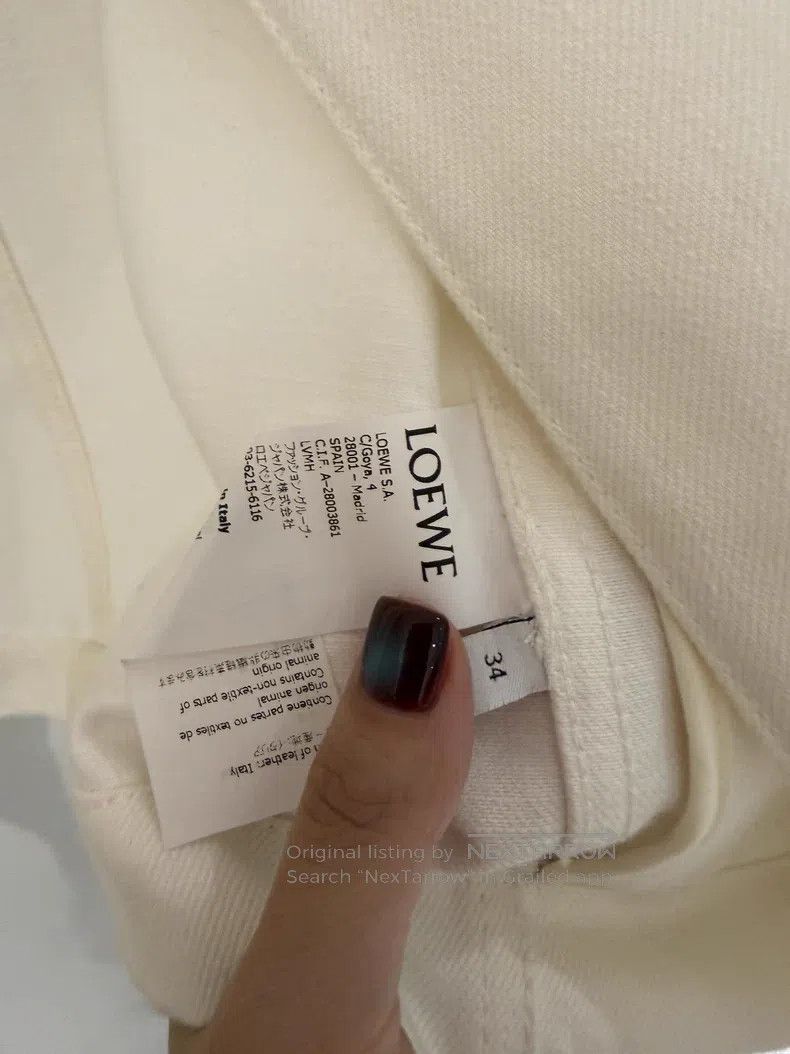 Loewe Loewe White denim jacket Size XXS / US 00 / IT 34 - 8 Thumbnail