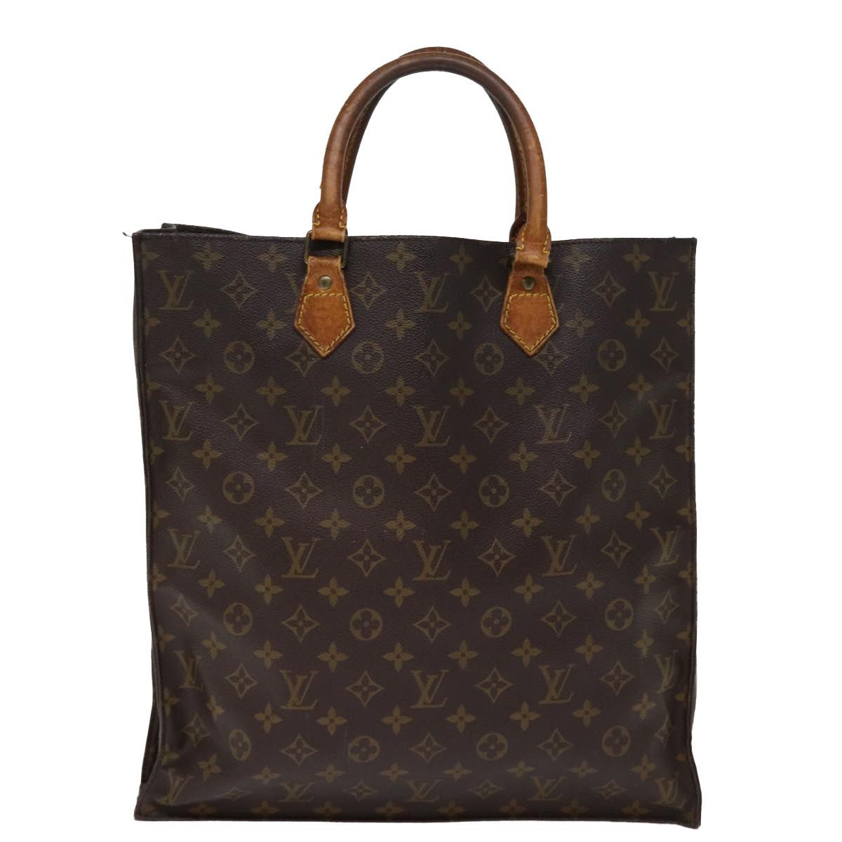 Louis Vuitton LOUIS VUITTON Monogram Sac Plat Hand Bag M51140 Size ONE SIZE - 13 Thumbnail