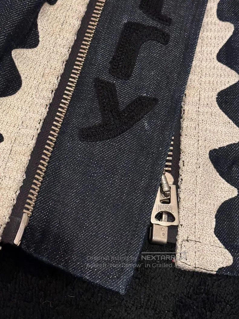 Kapital Kapital Kountry Skeleton Denim Moto Jacket. Size US M / EU 48-50 / 2 - 3 Thumbnail