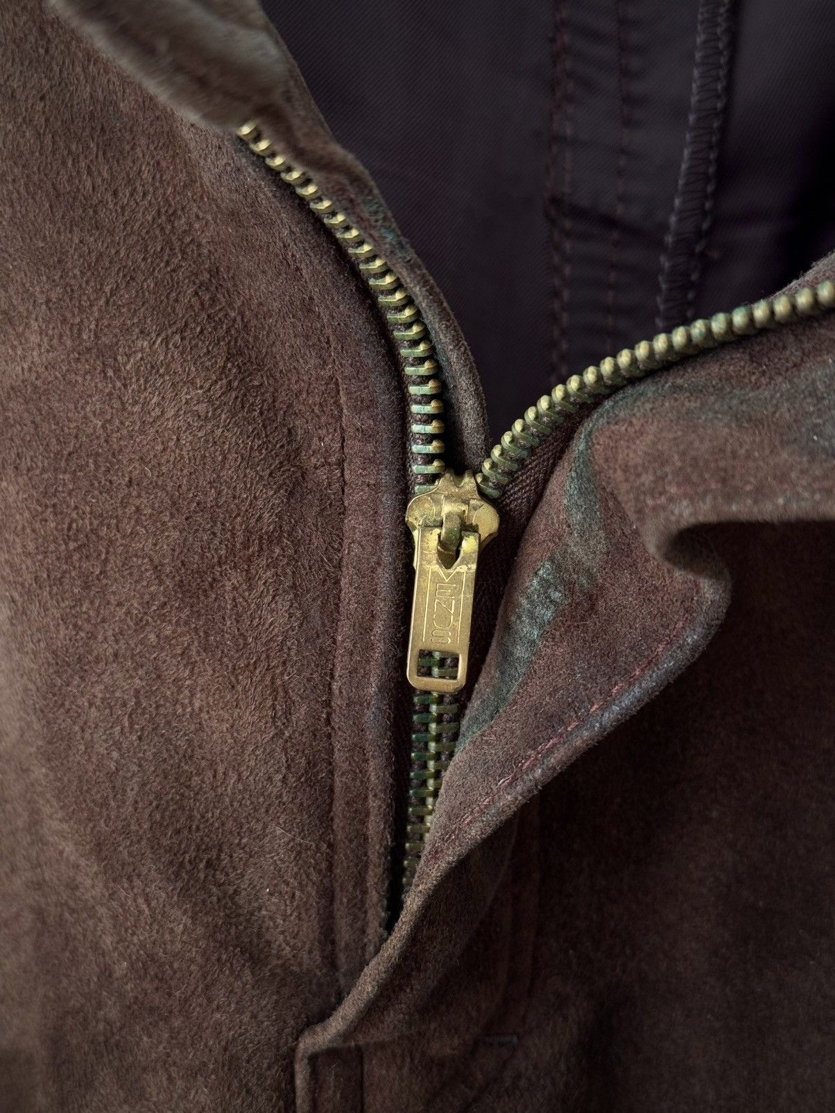 Leather × Levi's × Vintage 1970s Vintage Levi’s Cowboy Cowhide Suede Brown Pants Size US 32 / EU 48 - 7 Thumbnail