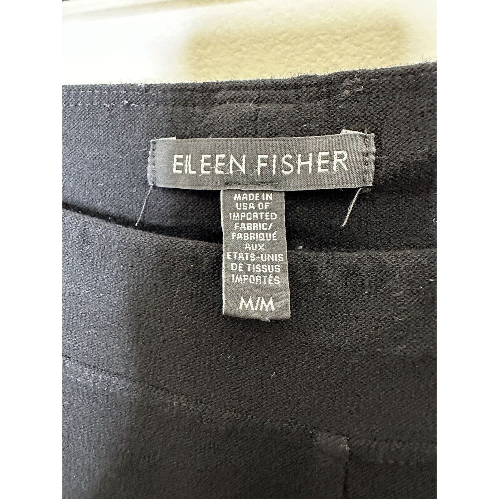 Eileen Fisher Eileen Fisher Pull On Pants Sz Medium Knit Viscose Mid Rise Size 33" - 2 Thumbnail