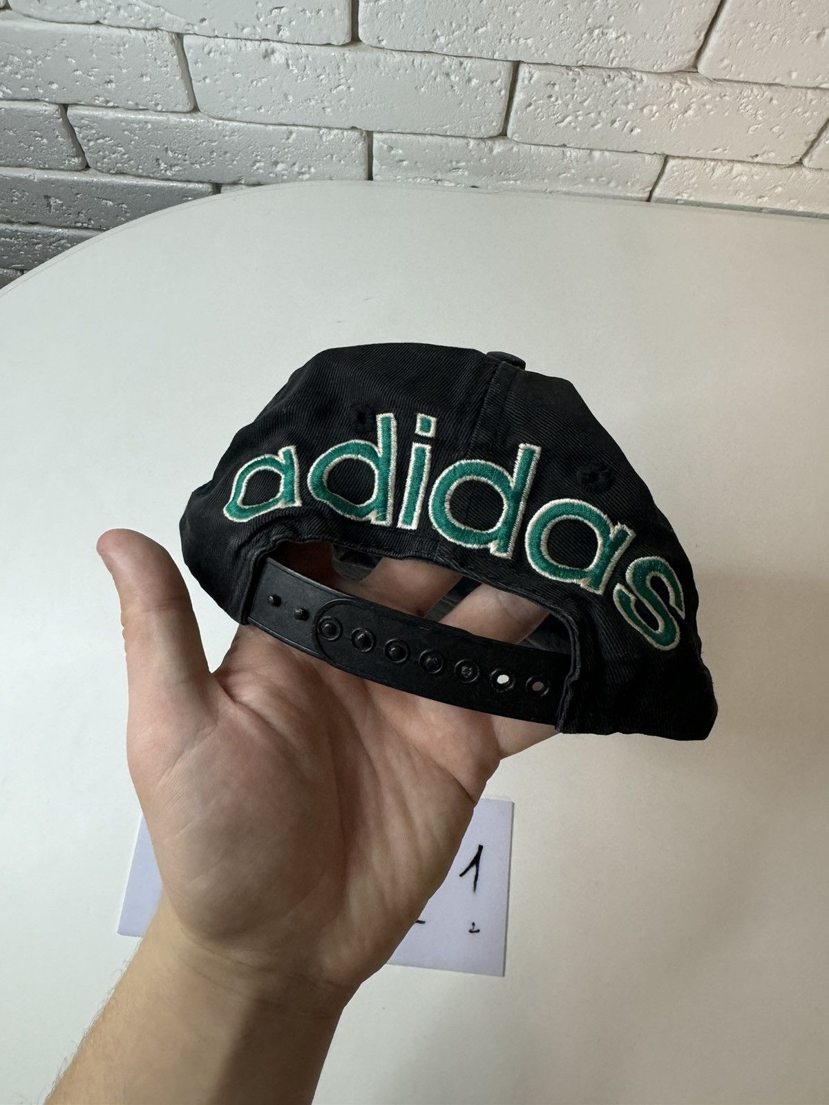 Vintage Adidas vintage cap hat Size ONE SIZE - 3 Thumbnail