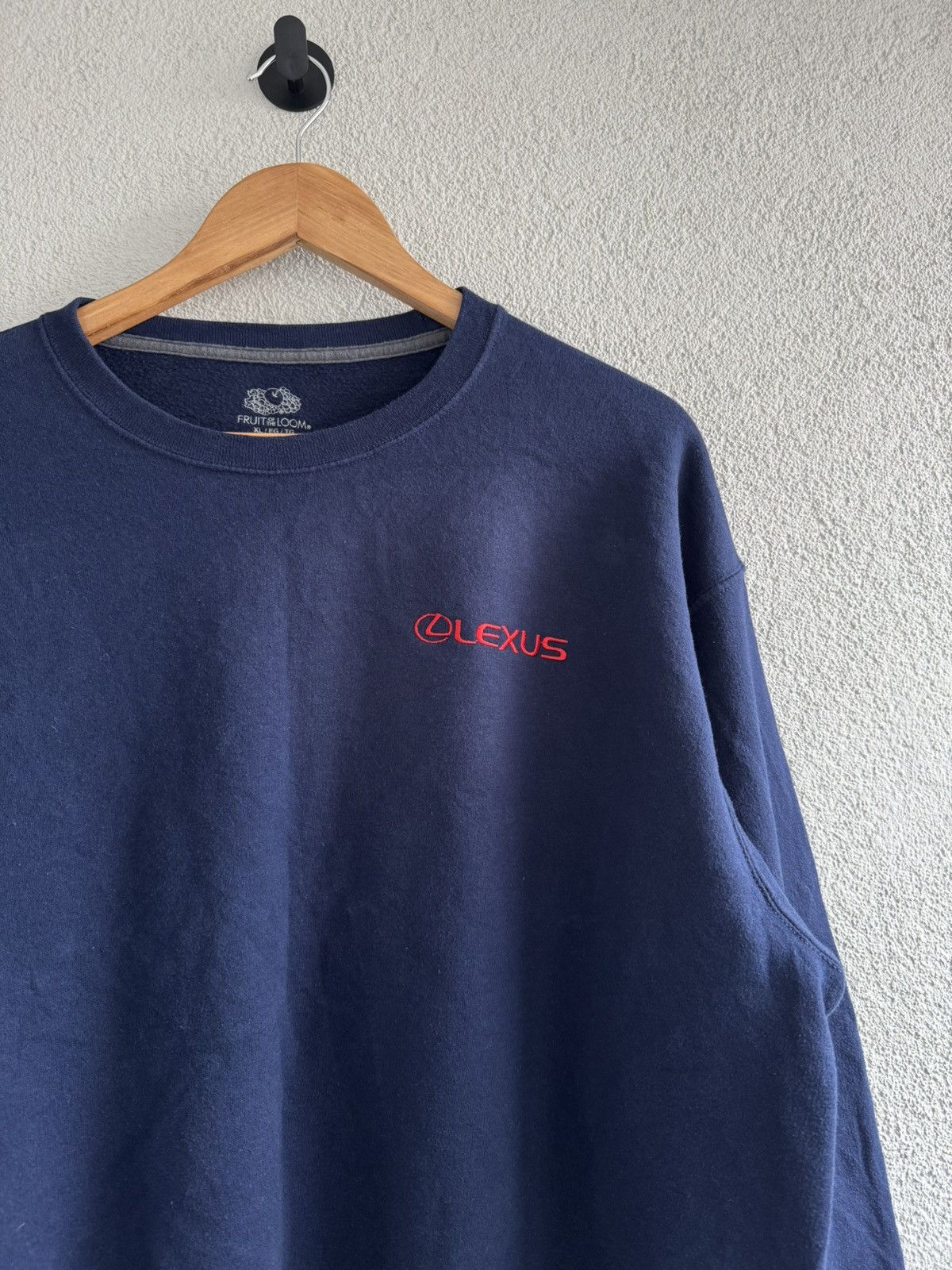 Vintage Vintage Lexus Logo Crewneck Sweatshirt Navy Blue Embroidered Size US XL / EU 56 / 4 - 3 Thumbnail