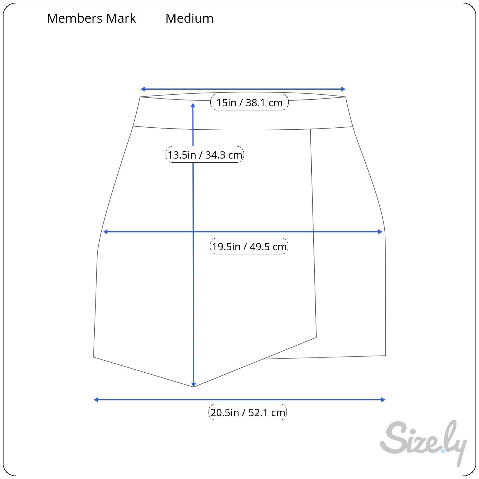 Other Members Mark Woven Trek Skort M Black 2-Way Stretch Elastic Size 30" / US 8 / IT 44 - 3 Thumbnail