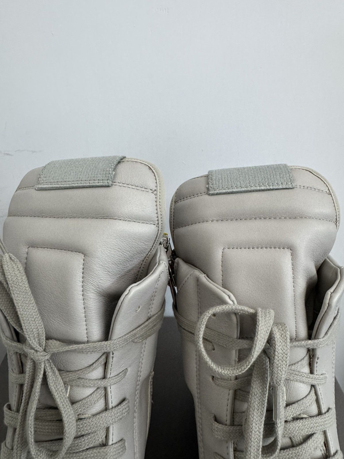 Rick Owens RICK OWENS LEATHER PEARL GEOBASKETS Size US 9 / EU 42 - 9 Thumbnail