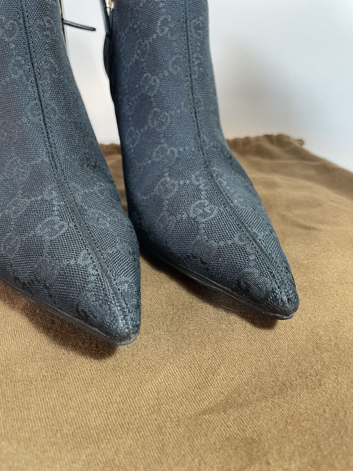 Gucci Rare Gucci by Tom Ford Ankle Boots Logo Canvas Size US 9 / IT 39 - 8 Thumbnail