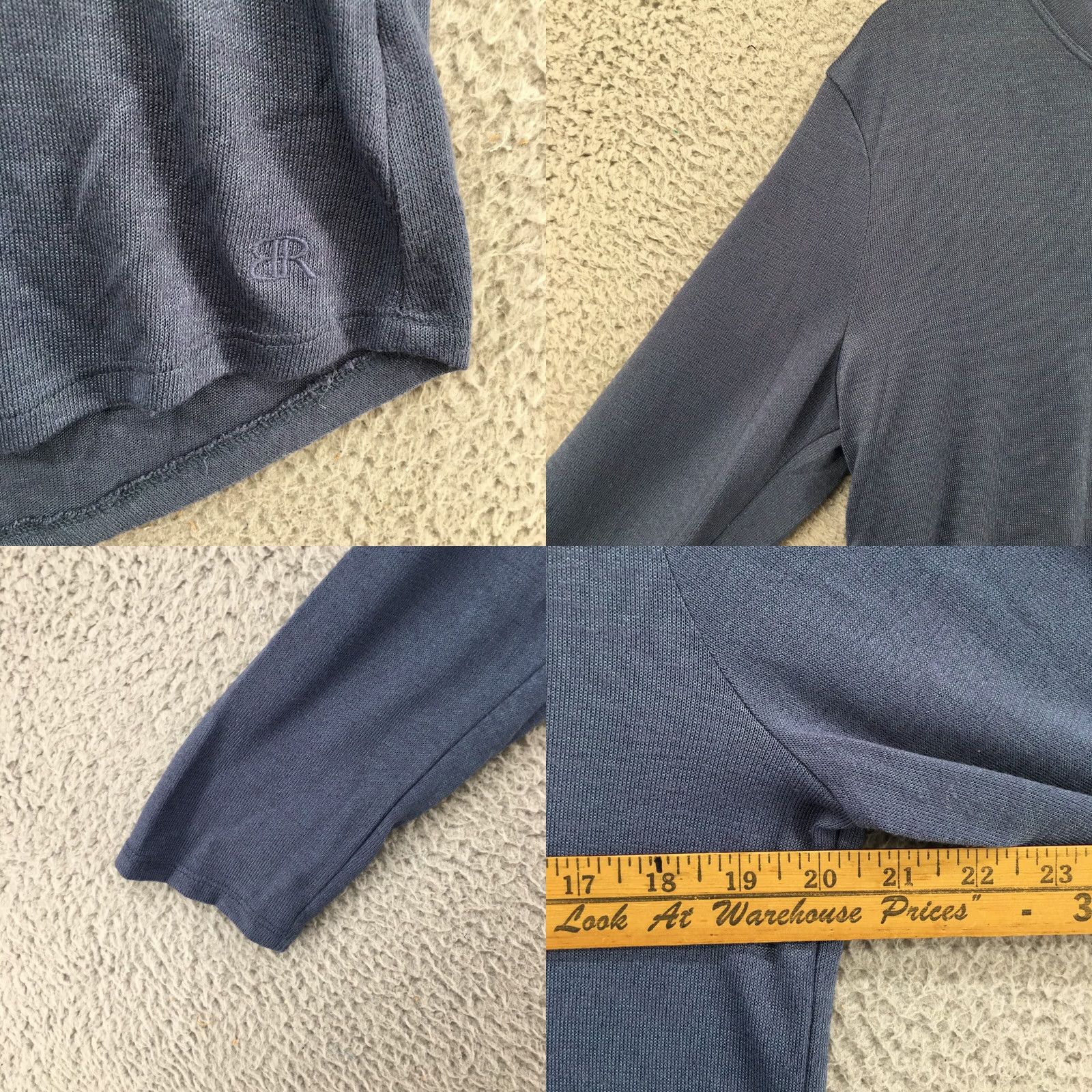 Banana Republic Banana Republic Long Sleeve Tee Top Mens Large Blue Crew Neck Pullover Casual Shirt Size US L / EU 52-54 / 3 - 8 Thumbnail