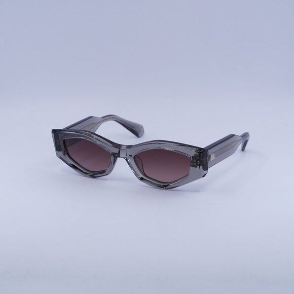 Valentino Valentino V-TRE VLS-101C Sunglasses Translucent Grey Cat Eye Size ONE SIZE - 1 Thumbnail