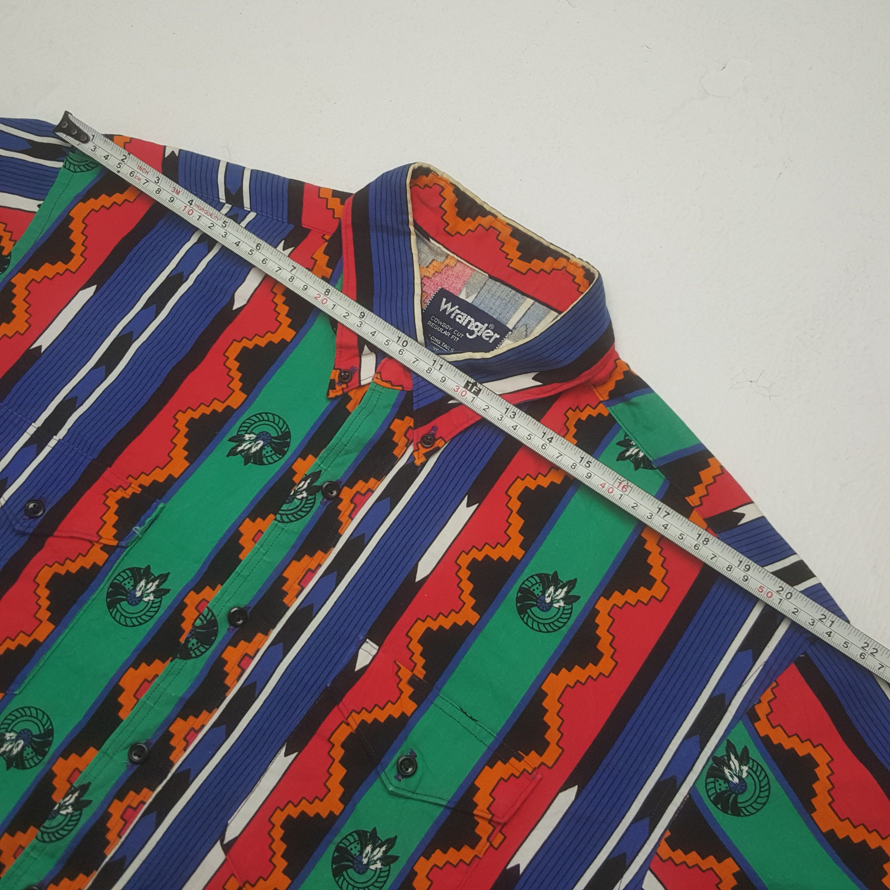 Vintage × Wrangler Vintage Wrangler Retro Style Shirt Button Up Size US XXL / EU 58 / 5 - 4 Thumbnail