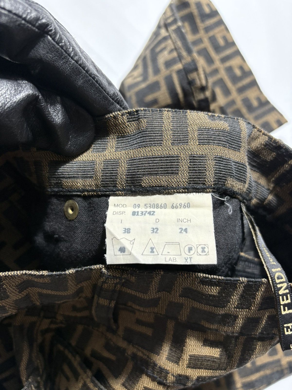 Fendi FENDI 1990-2000s ZUCCA MONOGRAM SKIRT Size 22" - 8 Thumbnail