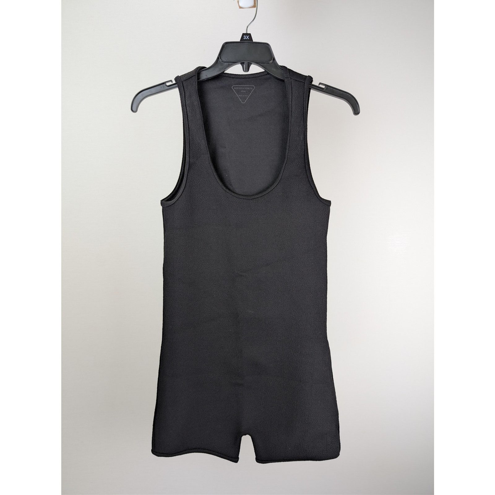 Bottega Veneta o1rshd1 Textured Technical Nylon Swimsuit Top Tank in Black Size US M / EU 48-50 / 2 - 2 Thumbnail