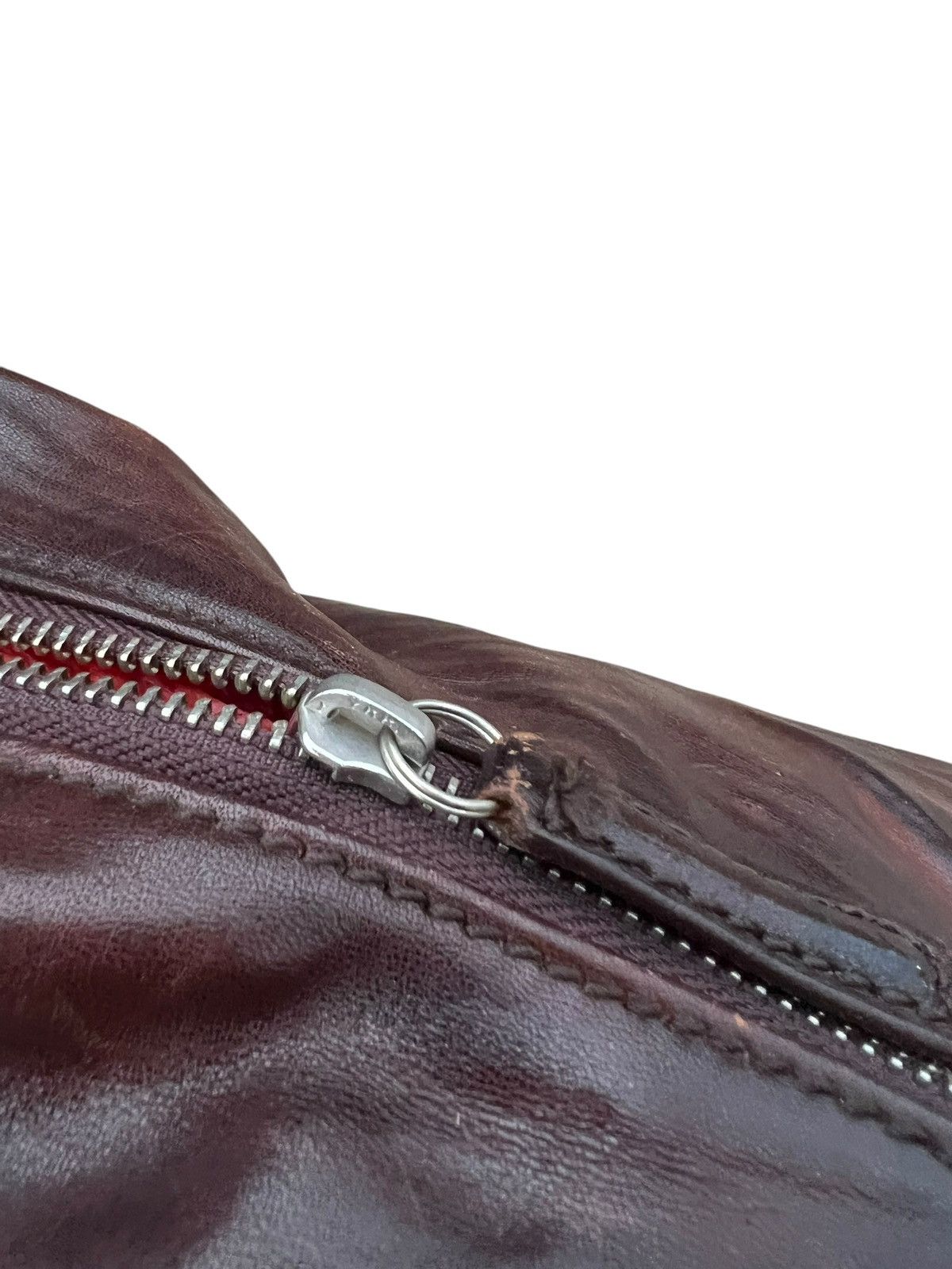 Vintage Vintage Handmade Daniel & Bob Patina Jerkin Leather Big Bag Size ONE SIZE - 20 Thumbnail