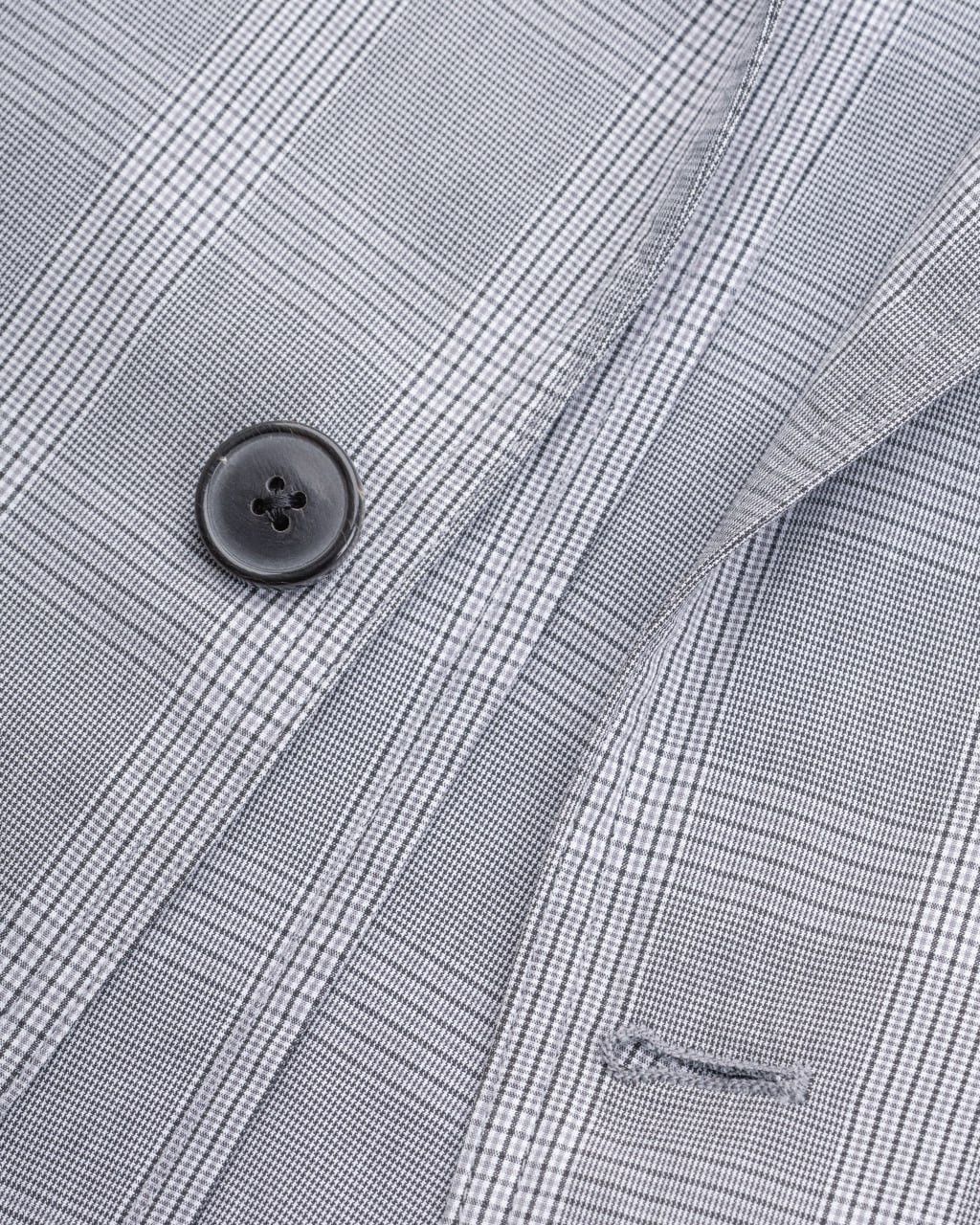 Dries Van Noten Weightless cotton plaid blazer DRIES VAN NOTEN Desa Size 52R - 6 Thumbnail