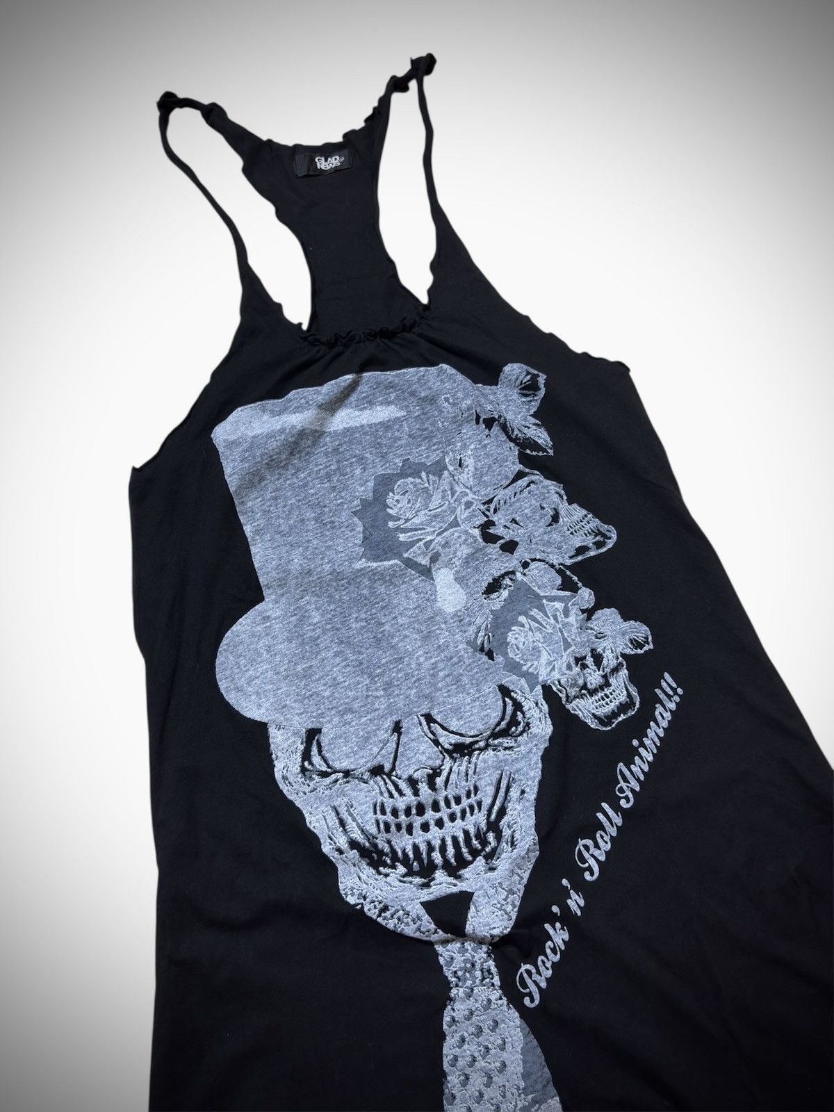 Japanese Brand Glad News - Skull Maxi Dress Size S / US 4 / IT 40 - 2 Thumbnail
