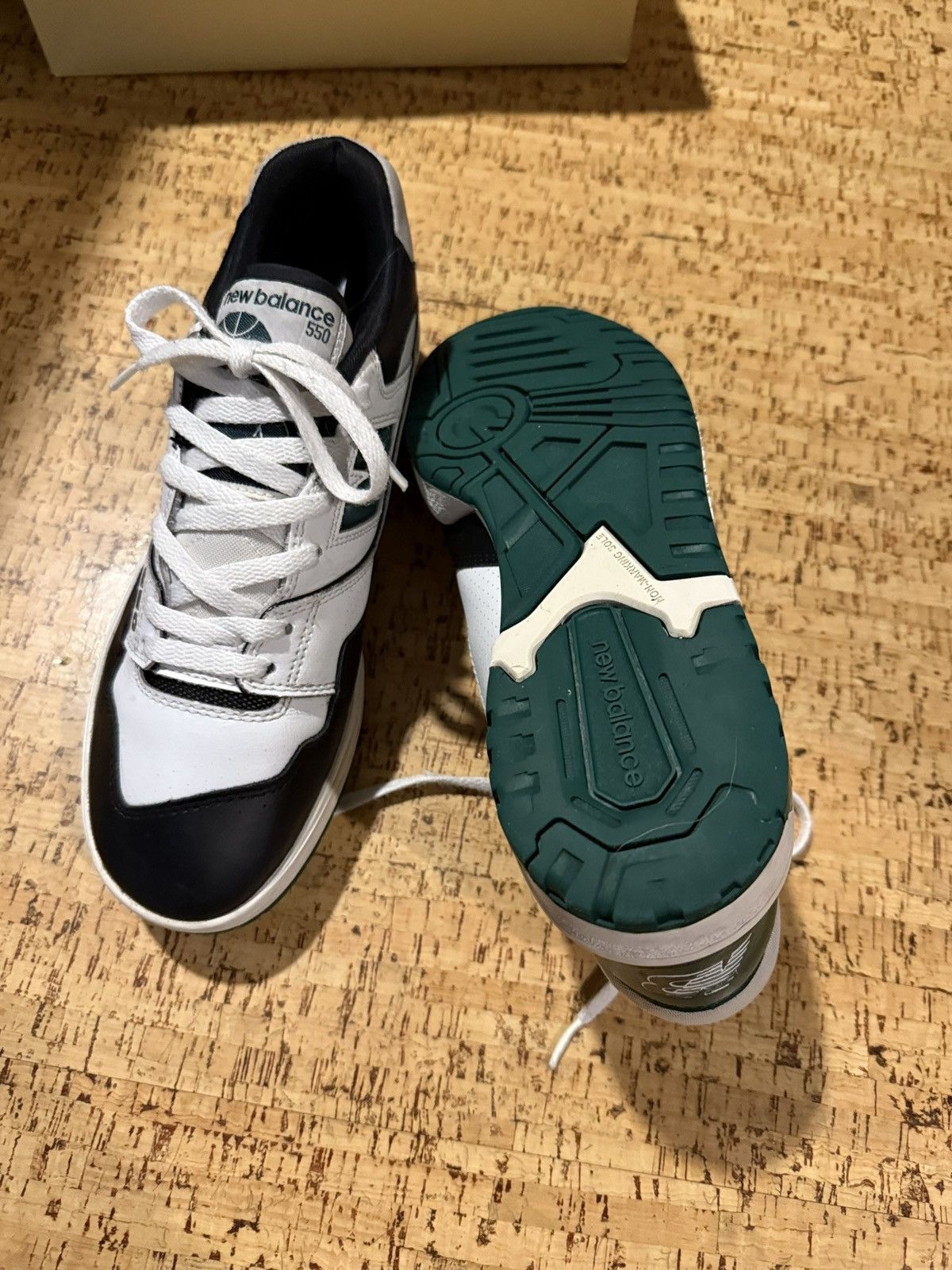 New Balance New Balance Green and Black 550 “Shifted Sport Pack - Green” Size US 10 / EU 43 - 3 Thumbnail