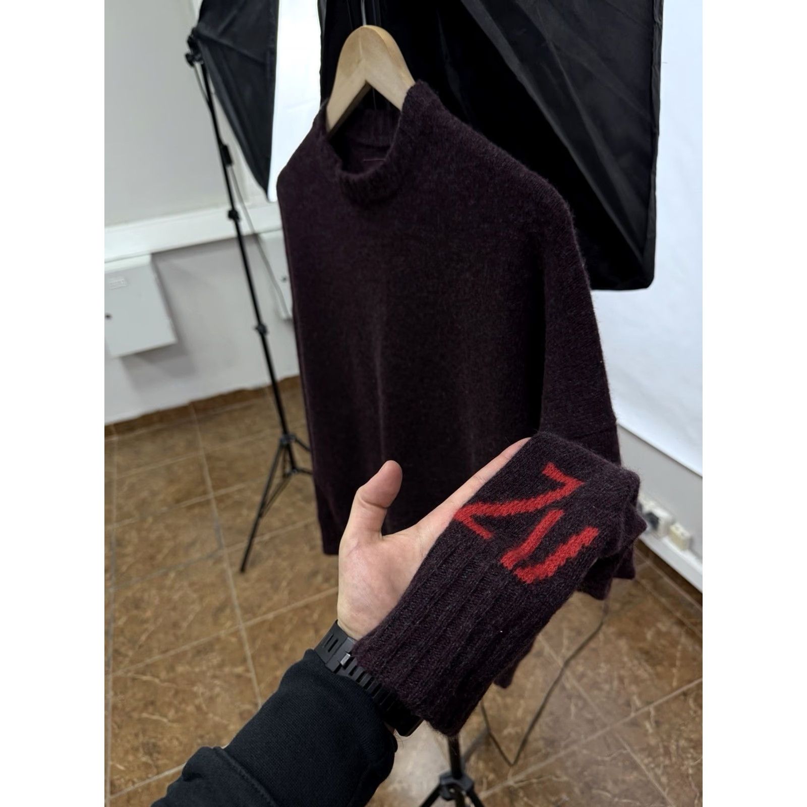 Zadig & Voltaire VINTAGE Zadig & Voltaire 100% Cashmere Sweater Made in Italy XS Red Womens Pullover 100% Cashmere Size XS / US 0-2 / IT 36-38 - 2 Thumbnail