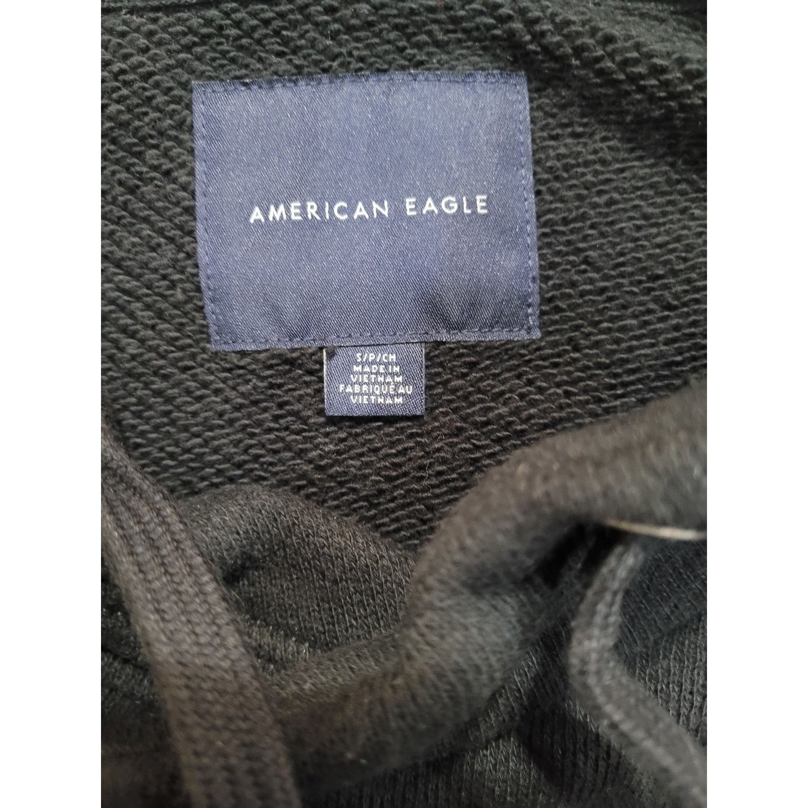 American Eagle Outfitters American Eagle Women Blk Sweatshirt Front pocket Sz S Size S / US 4 / IT 40 - 3 Thumbnail