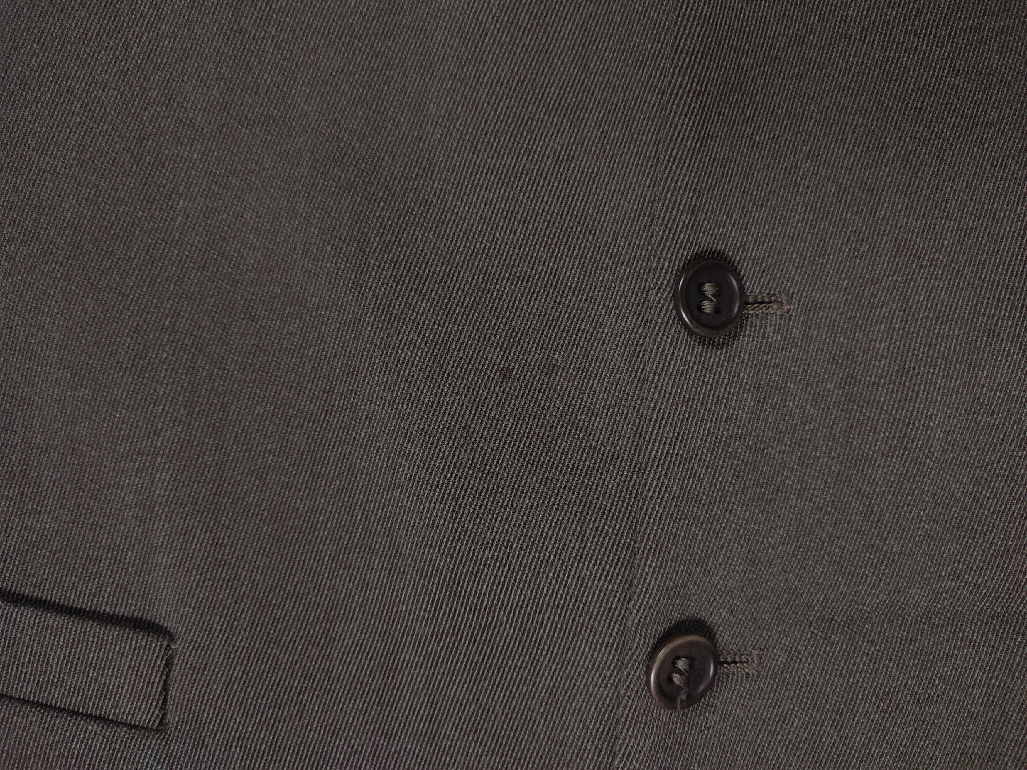 Vintage YSL khaki wool suit vest Size 38R - 5 Thumbnail