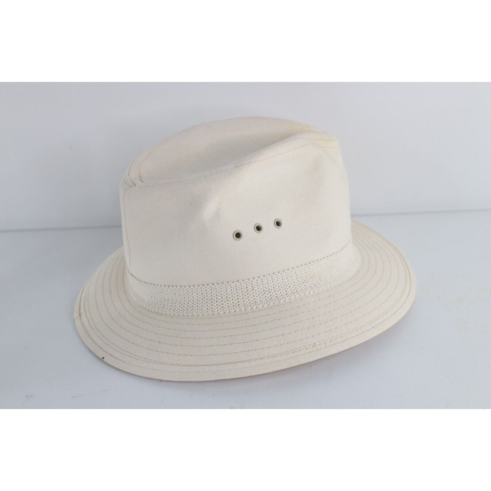 Panama Jack Vintage 90s Panama Jack Canvas Safari Bush Fedora Hat Size ONE SIZE - 6 Thumbnail