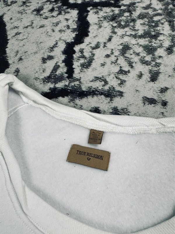True Religion True Religion crewneck sweatshirt white XL logo Size XL / US 12-14 / IT 48-50 - 5 Thumbnail