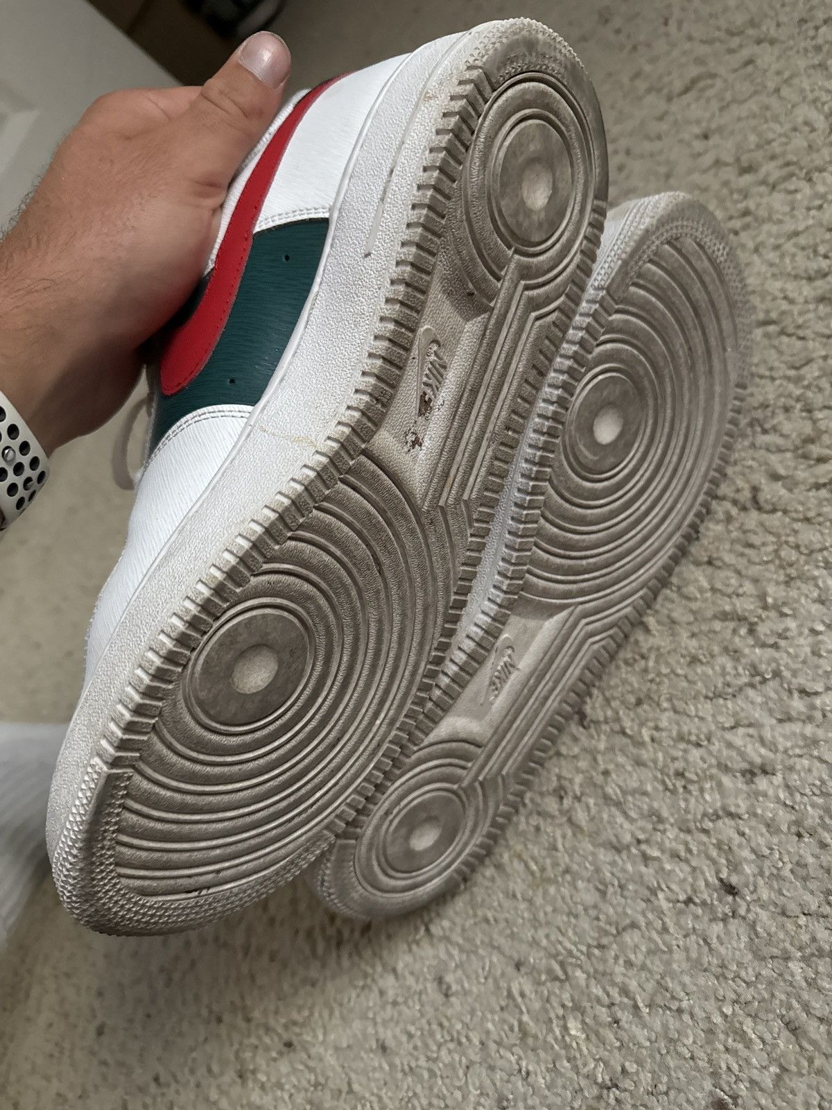 Nike Nike iD “Gucci” Air Force One Size US 11 / EU 44 - 4 Thumbnail