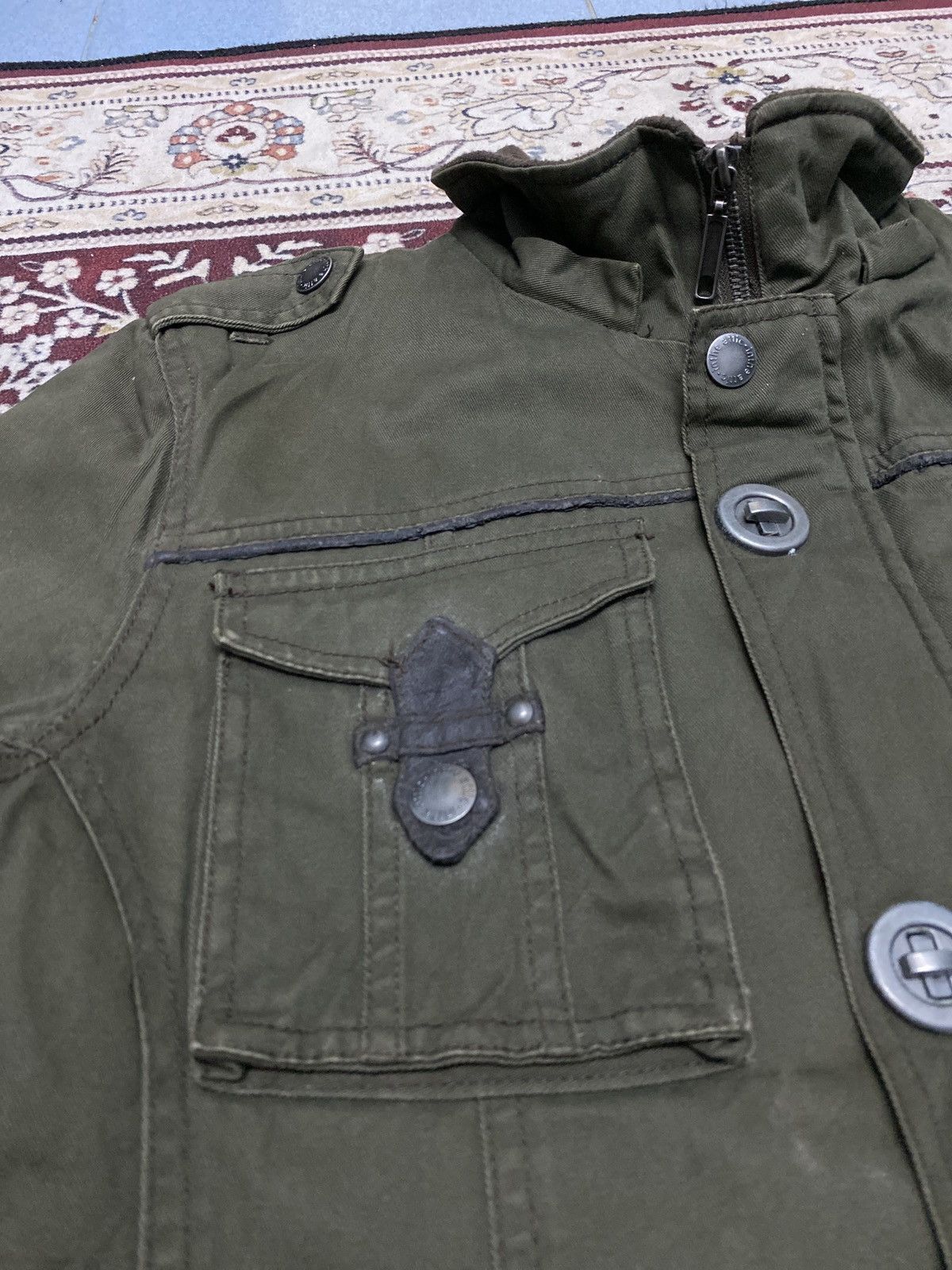 In The Attic × Japanese Brand Japanese Brand X In the attic multipocket military jacket Size L / US 10 / IT 46 - 15 Thumbnail
