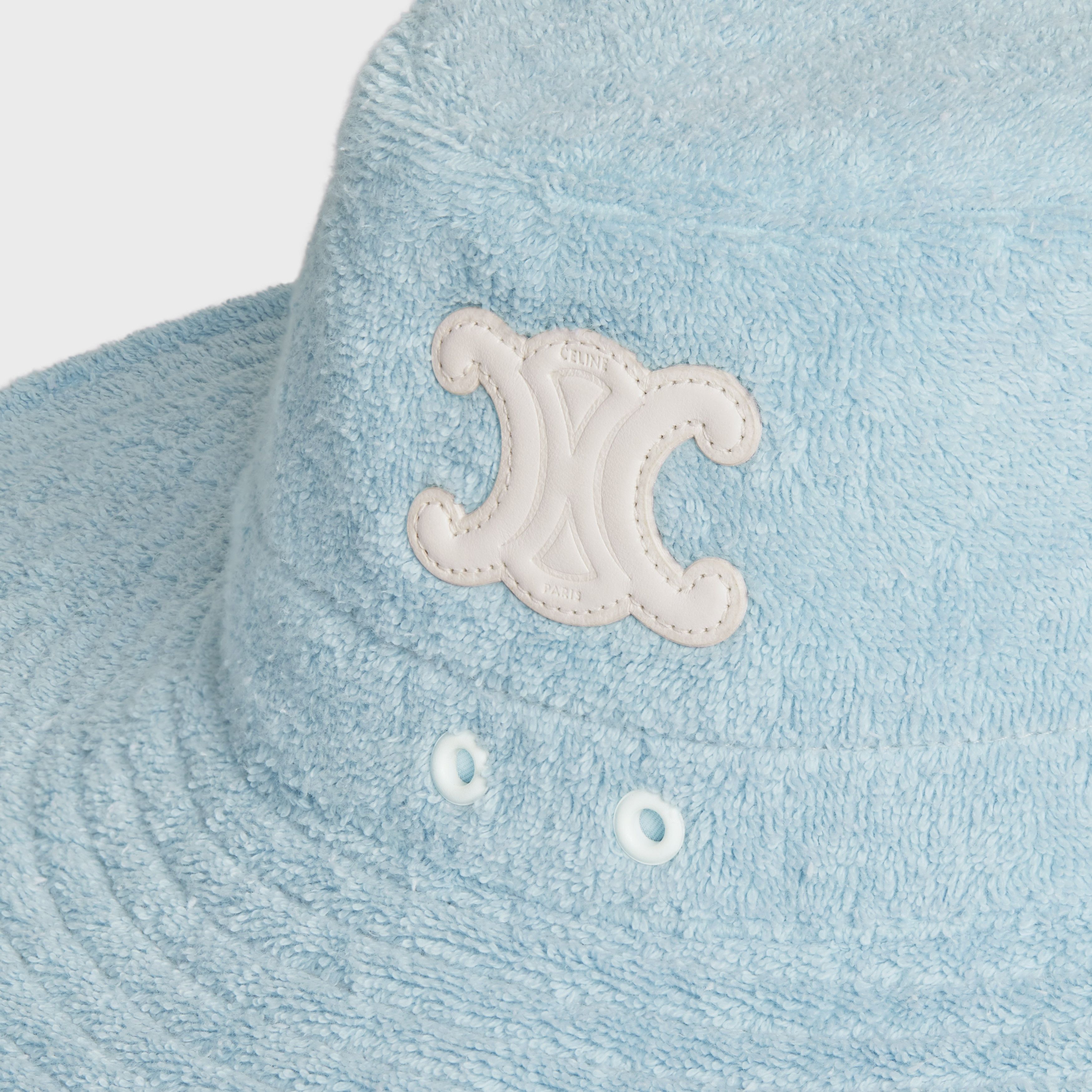 Celine o1bcso1str1024 Size: OS / Terry Cotton Hat in Light Blue Size ONE SIZE - 3 Thumbnail