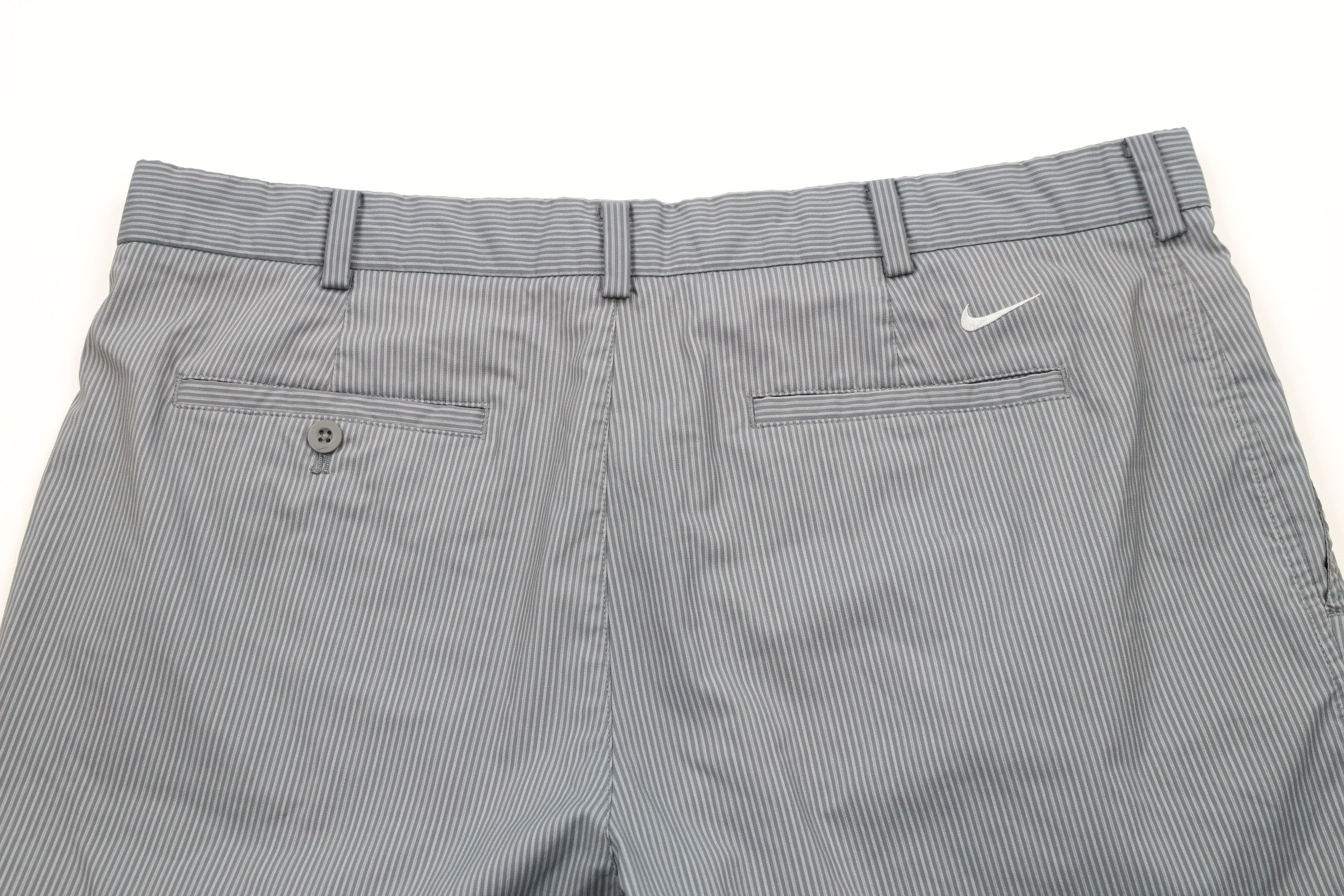 Nike × Vintage Nike Golf Flat Front Tech Golfing Chino Shorts Gray Size US 38 / EU 54 - 9 Thumbnail