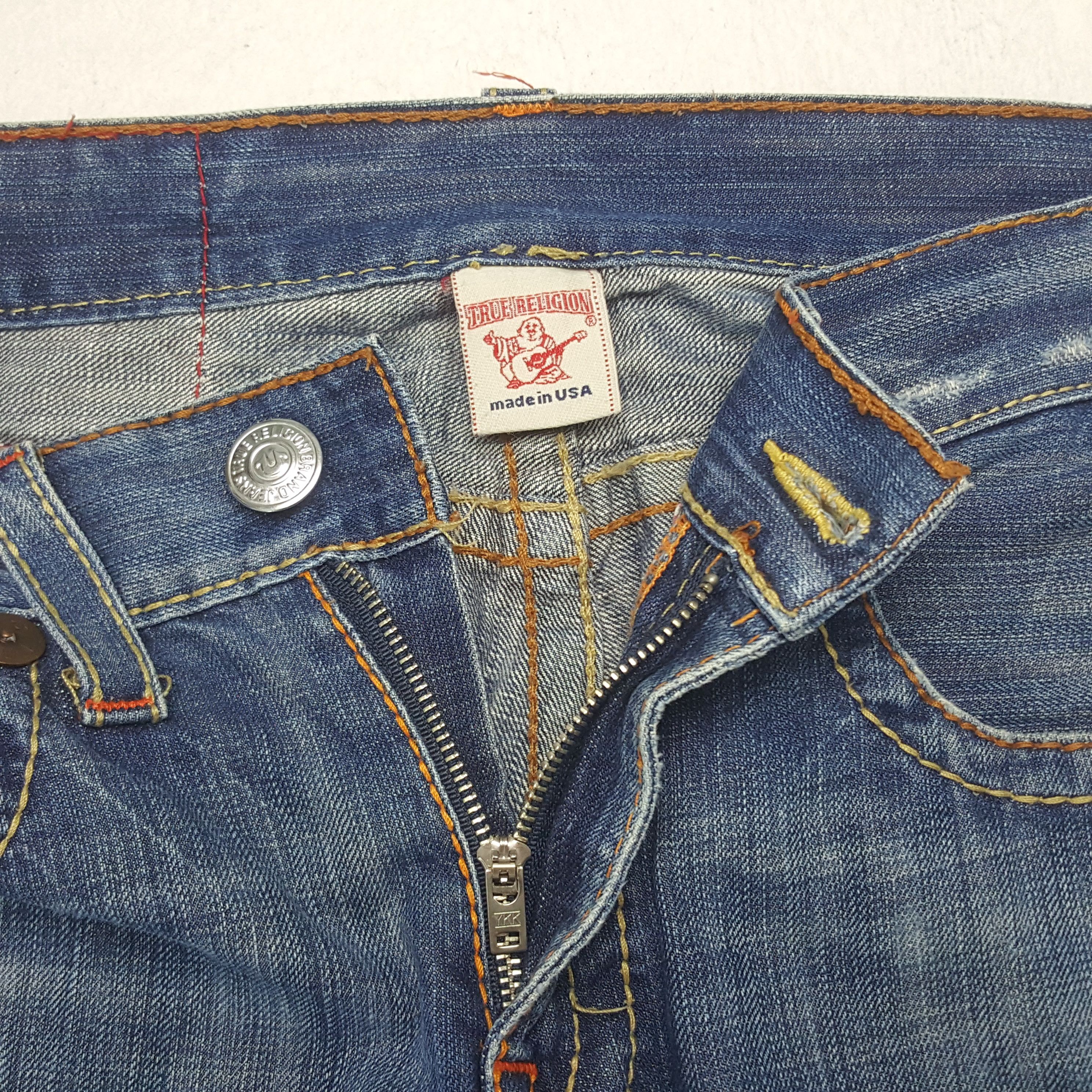 Other Vintage True Religion Billy Big T Denim Jeans Size US 33 - 12 Thumbnail