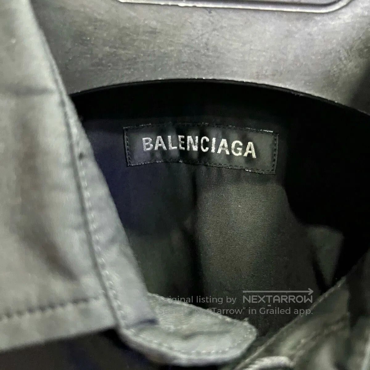 Balenciaga Balenciaga Black Point Collar Long Sleeve Shirt. Size US S / EU 44-46 / 1 - 3 Thumbnail