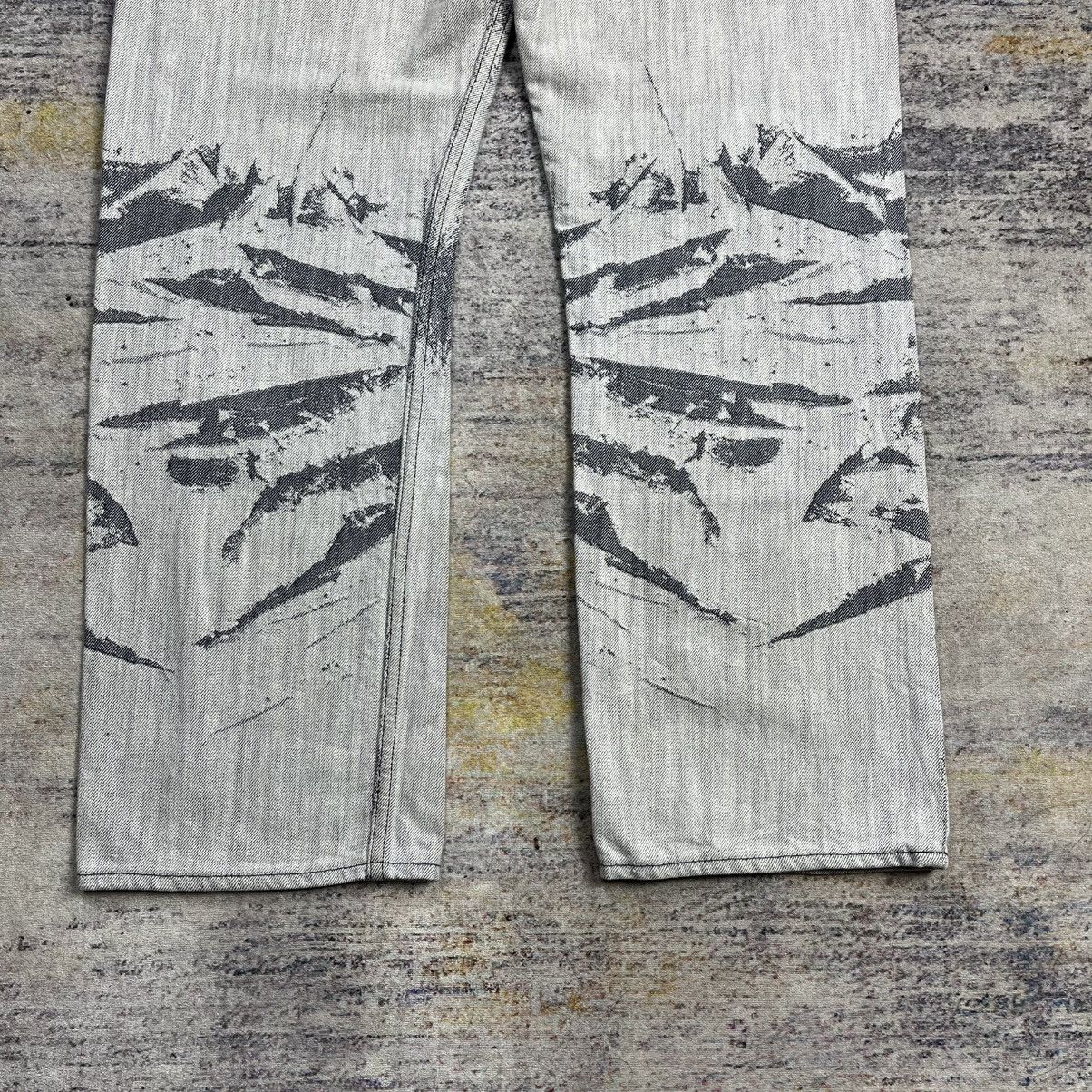 Issey Miyake AW2007 Issey Miyake A-poc Galaxy denim pants Size US 30 / EU 46 - 11 Thumbnail