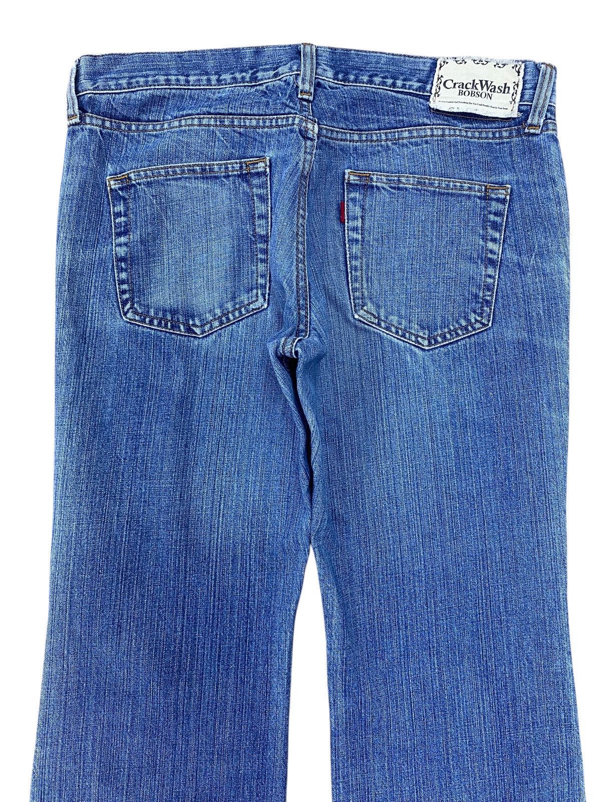 Japanese Brand Japanese Brand Acid Blue Wash Style Flare Jeans Size US 34 / EU 50 - 4 Thumbnail