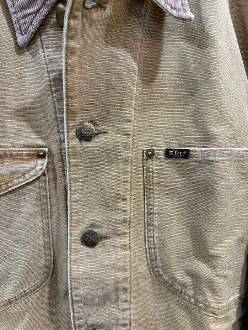 RRL Ralph Lauren RRL Ralph Lauren Washed canvas corduroy workwear jacket Size US L / EU 52-54 / 3 - 3 Thumbnail