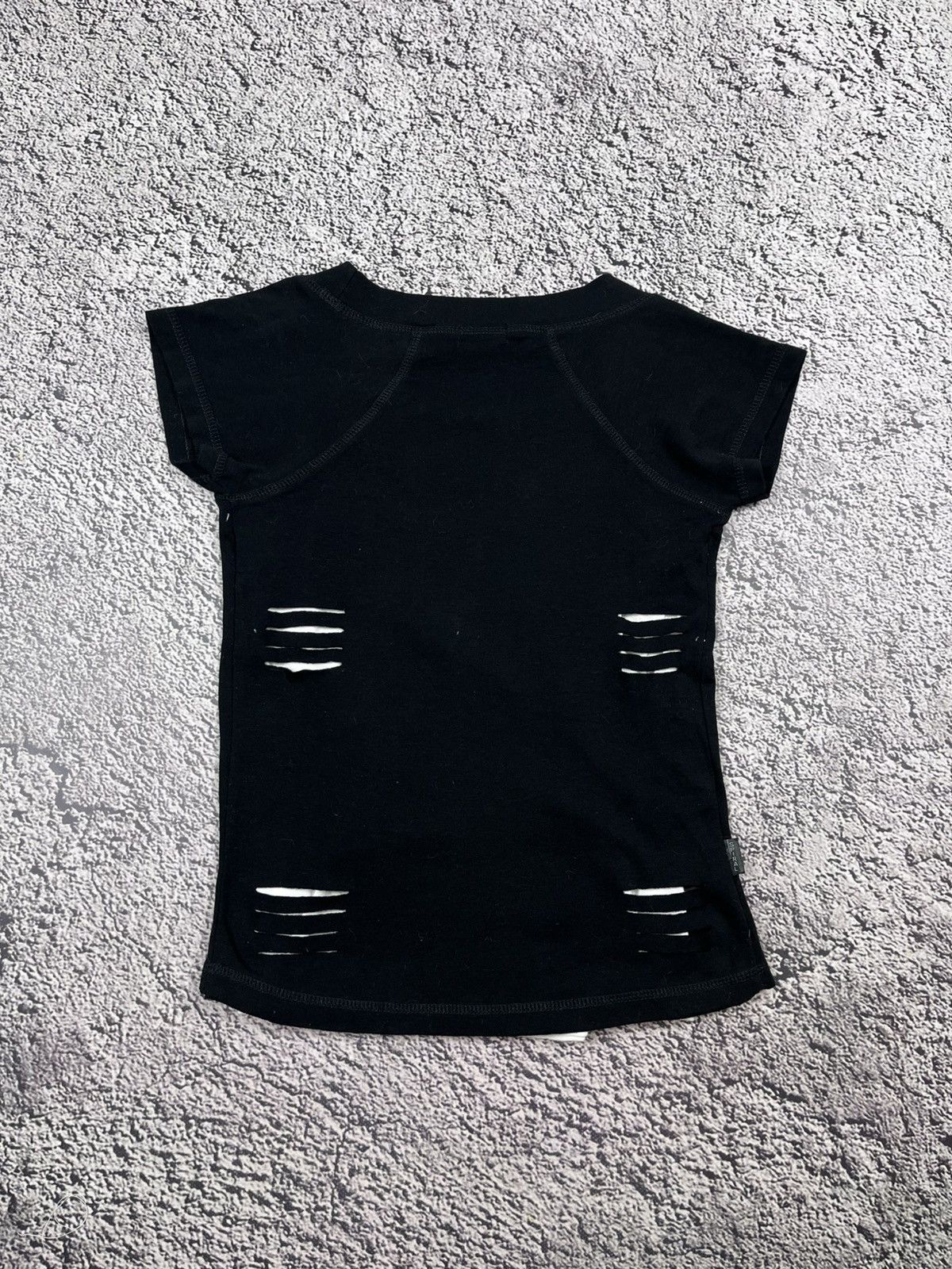 Japanese Brand Vintage Spiral Cat Distressed Gothic AvantGarde Top L Size L / US 10 / IT 46 - 6 Thumbnail