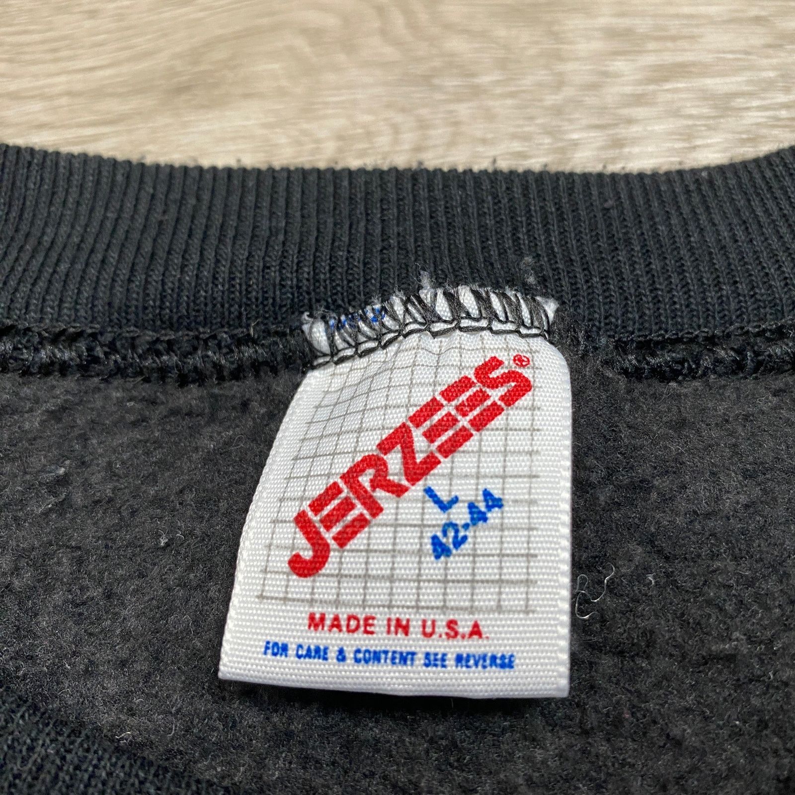 Jerzees × Vintage VTG 90s Wolf Nature Wilderness Crewneck Sweatshirt Large Size US L / EU 52-54 / 3 - 4 Thumbnail