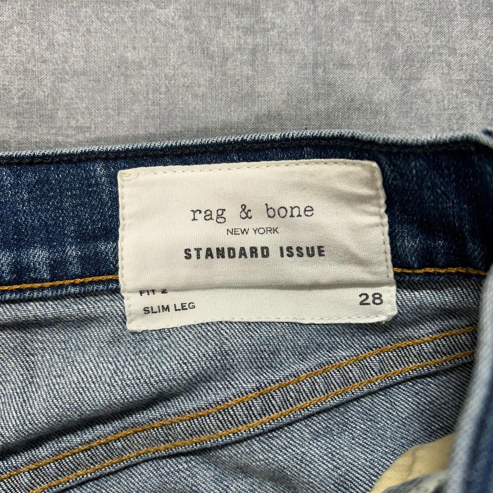 Rag & Bone Rag and Bone Fit 2 Slim dillon street jeans ankle mens 28x26 Size US 28 / EU 44 - 3 Thumbnail
